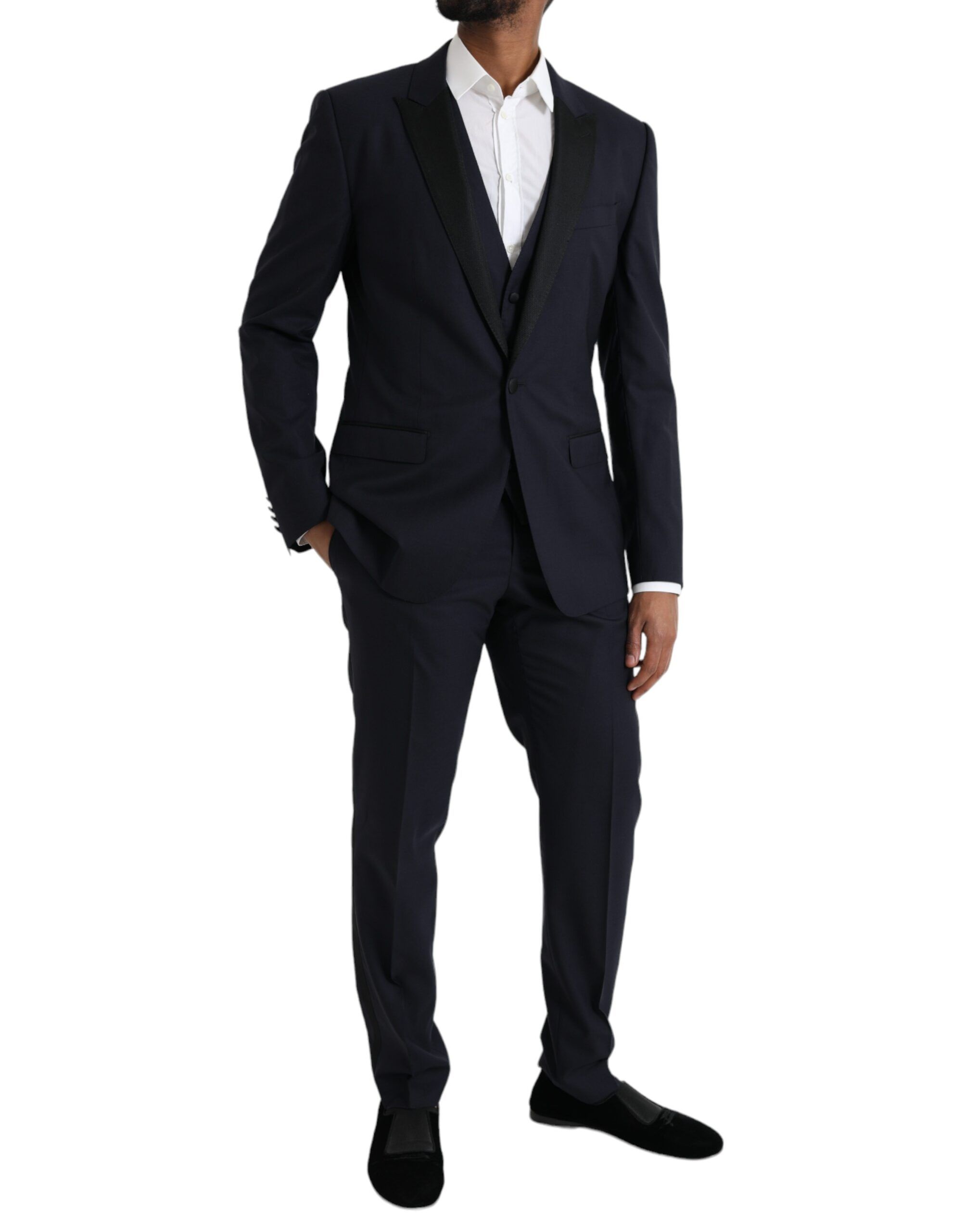 Wool MARTINI 1 Button Men 3 Piece Men's Suit (Pre-Owned) - Dolce & Gabbana - Modalova