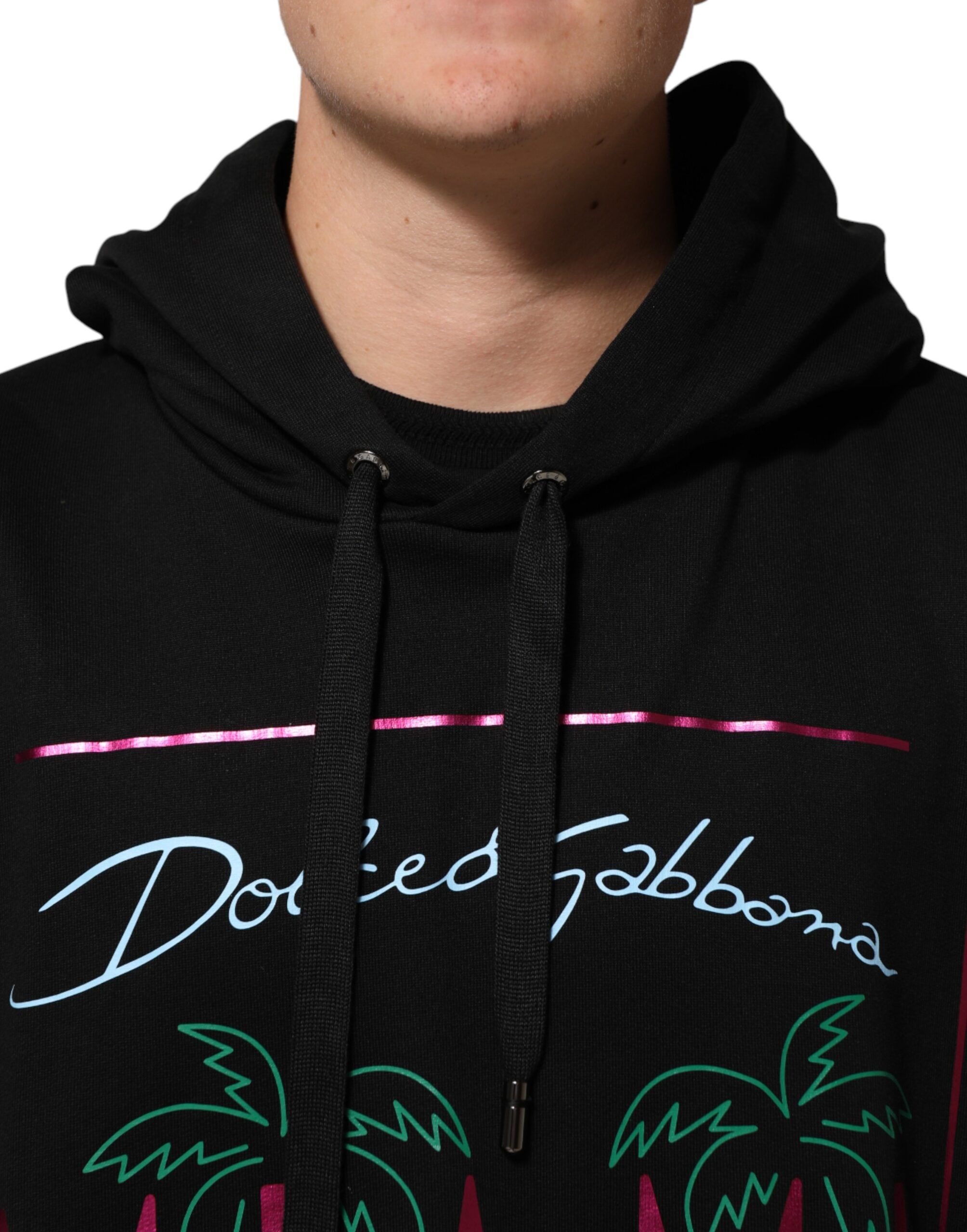 Printed Hooded Men Sweatshirt Men's Sweater - Dolce & Gabbana - Modalova
