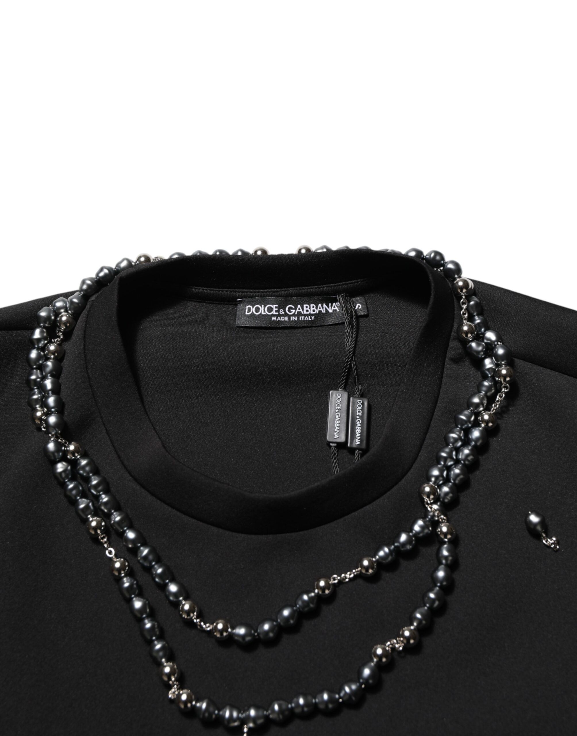 Polyester Necklace Embellished Men's T-shirt - Dolce & Gabbana - Modalova