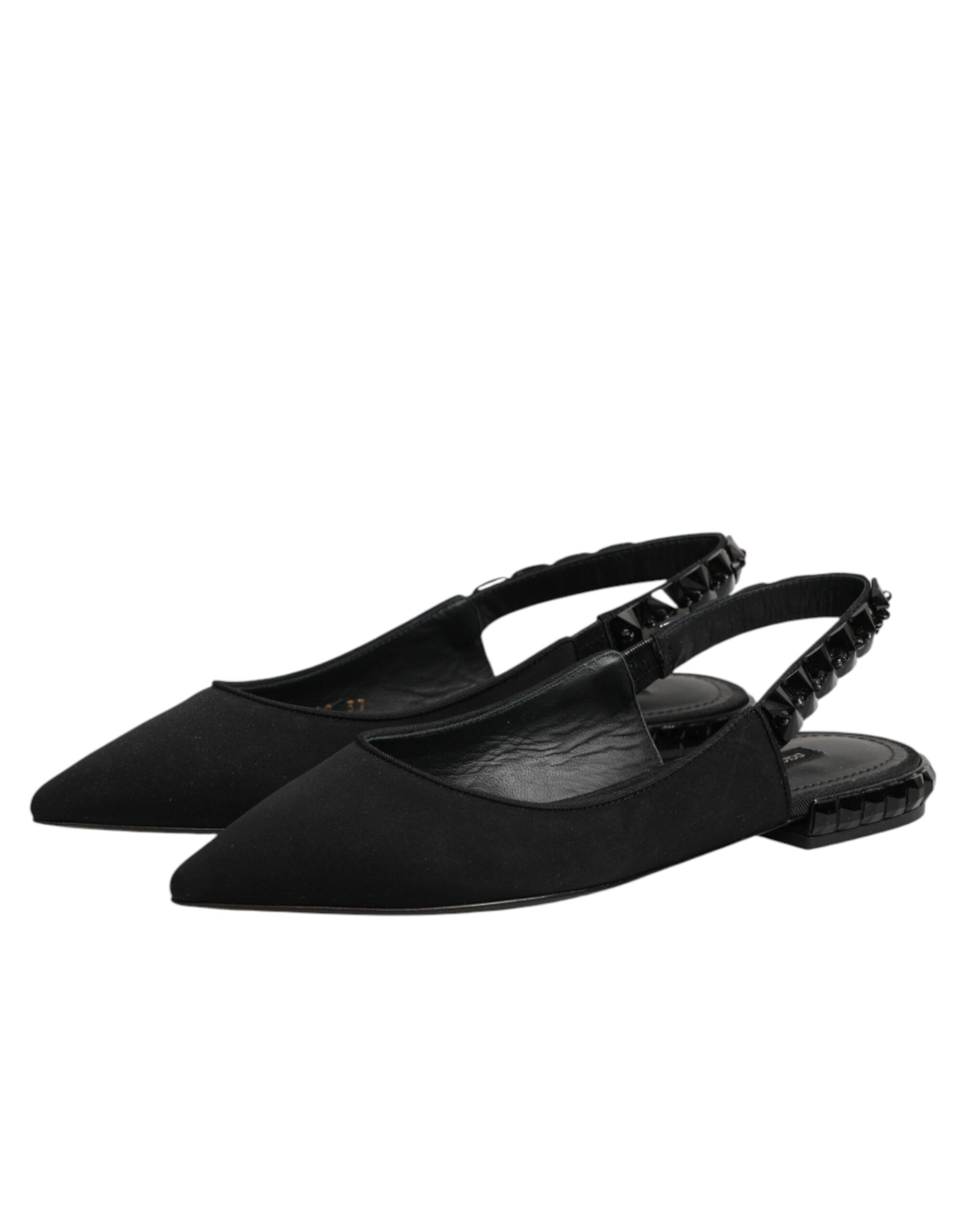 Crystal Charmeuse Slingback Women's Shoes - Dolce & Gabbana - Modalova