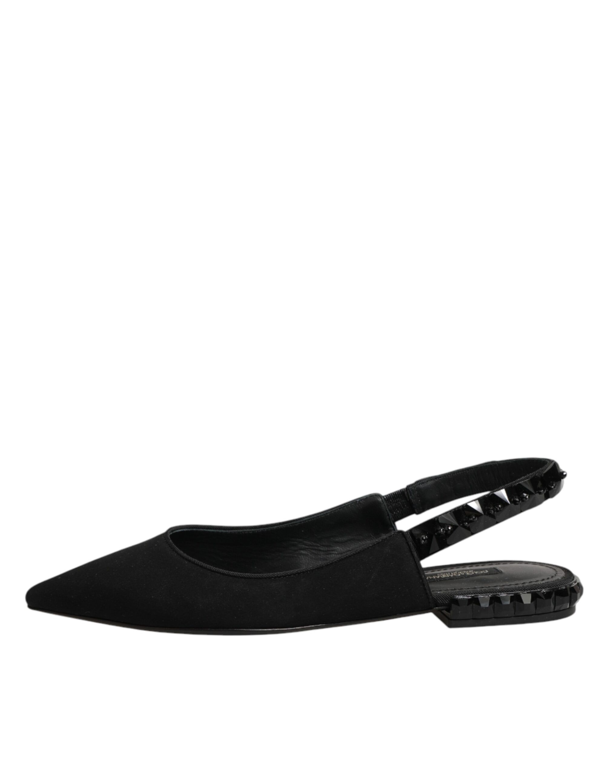 Crystal Charmeuse Slingback Women's Shoes - Dolce & Gabbana - Modalova