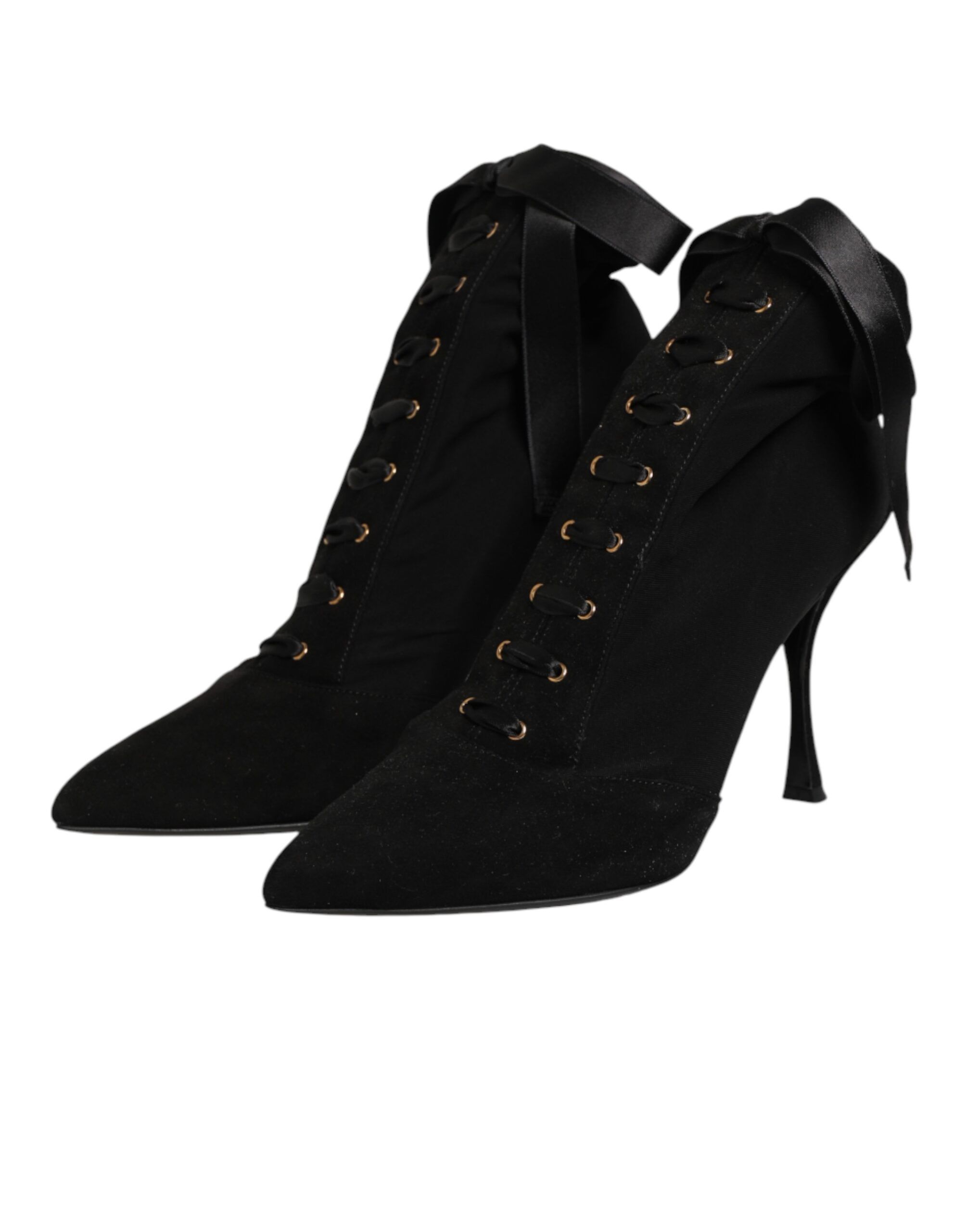 Stiletto Heels Lace Up Boots Women's Shoes - Dolce & Gabbana - Modalova