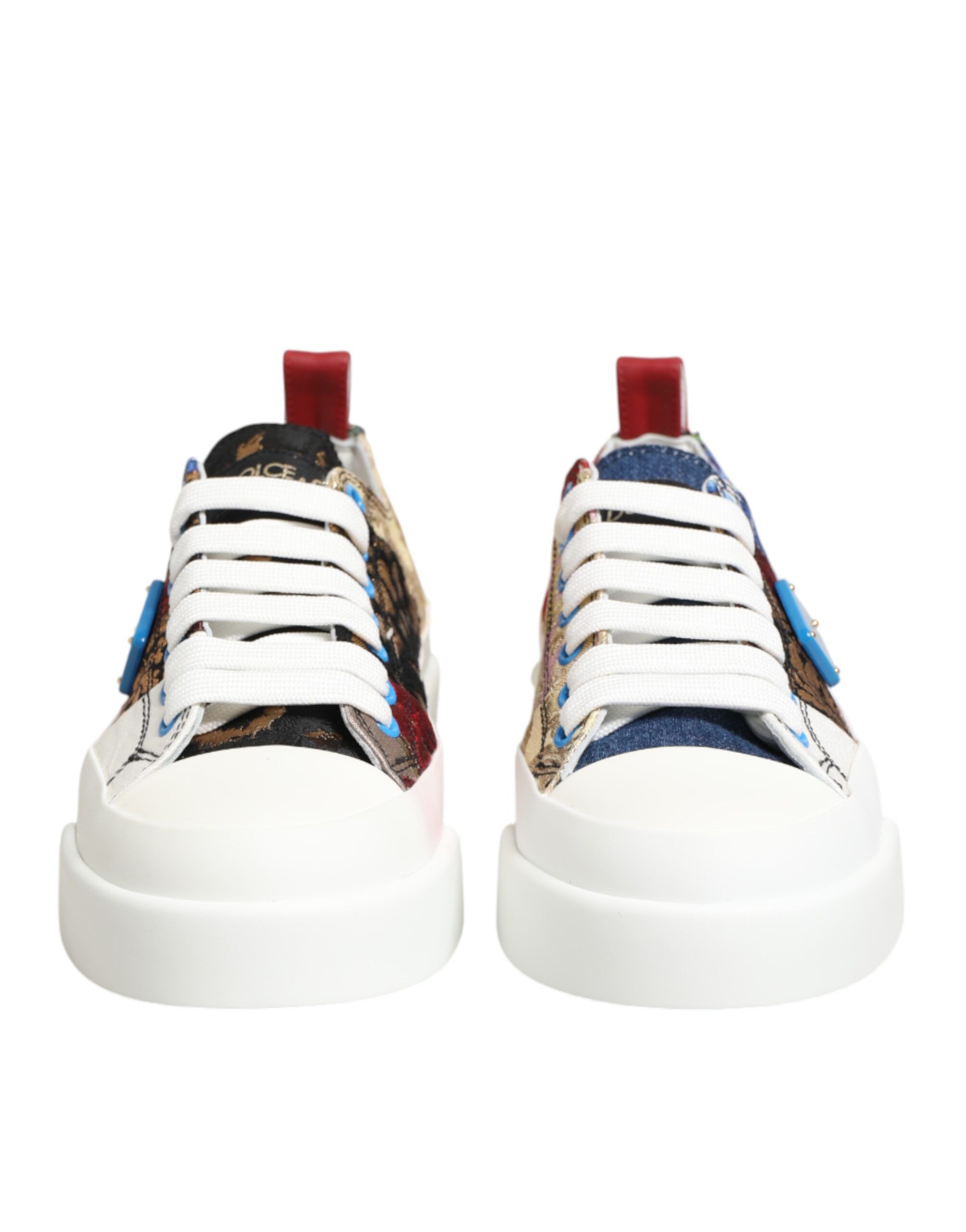 Patchwork Low Top Sneakers Women's Shoes - Dolce & Gabbana - Modalova