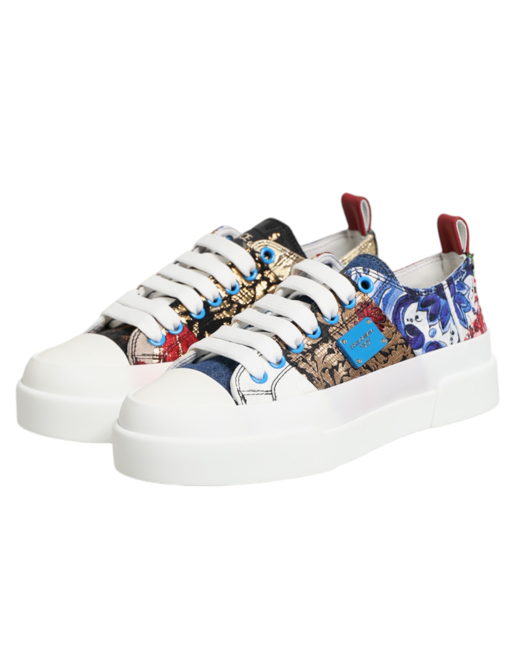 Patchwork Low Top Sneakers Women's Shoes (Pre-Owned) - Dolce & Gabbana - Modalova
