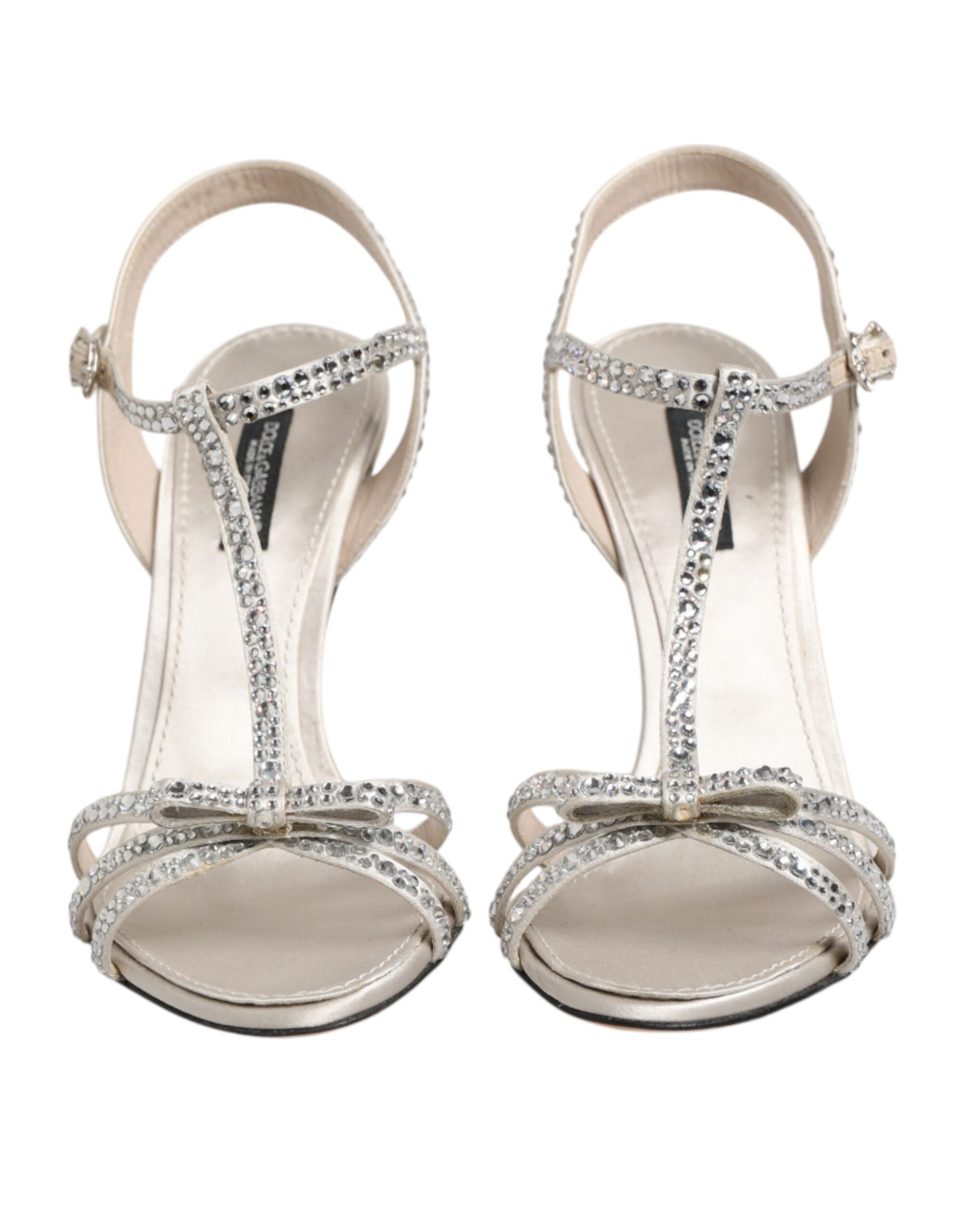 Strass Ankle Strap Heels Sandals Women's Shoes - Dolce & Gabbana - Modalova