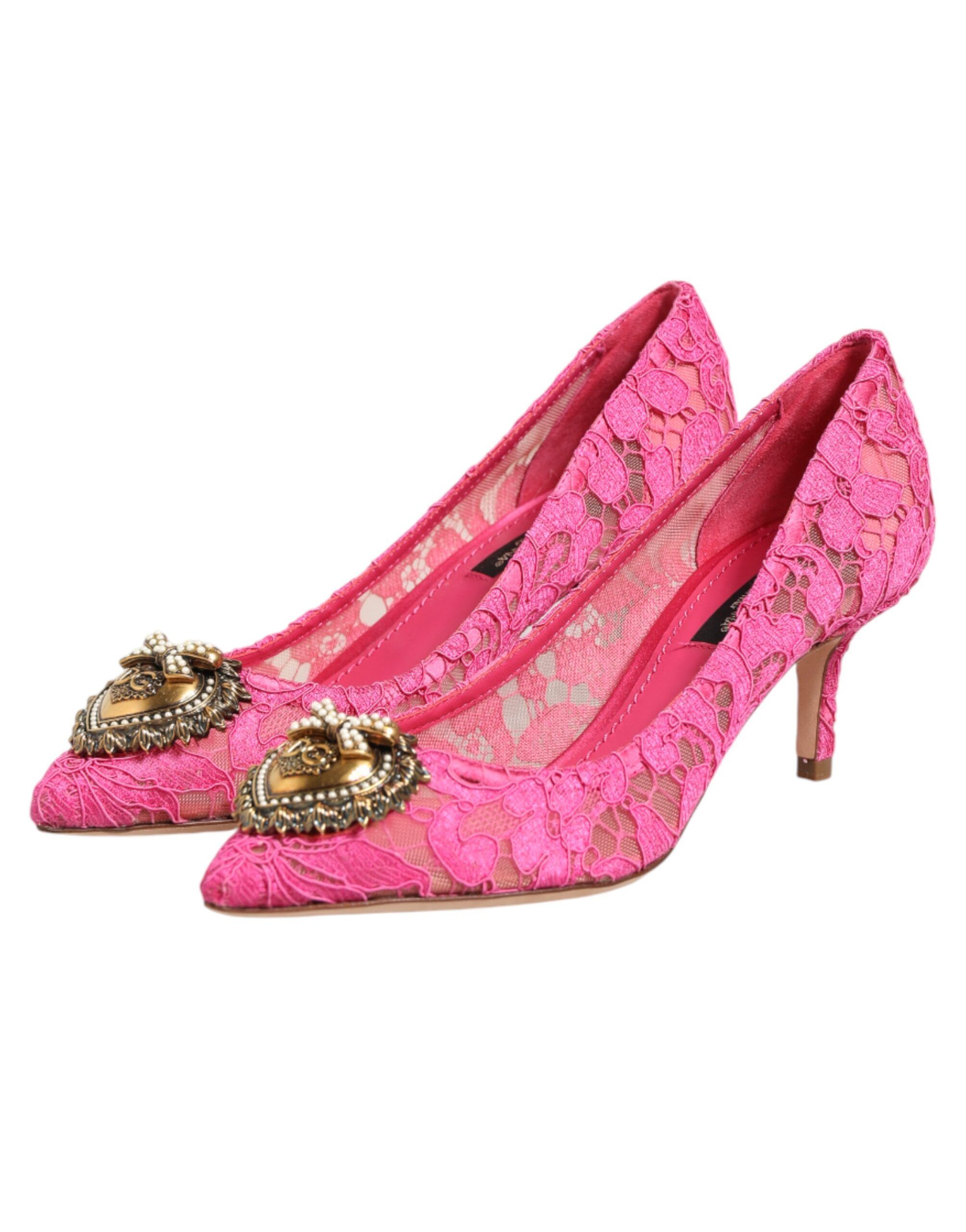 Taormina Lace DEVOTION Pumps Women's Shoes - Dolce & Gabbana - Modalova