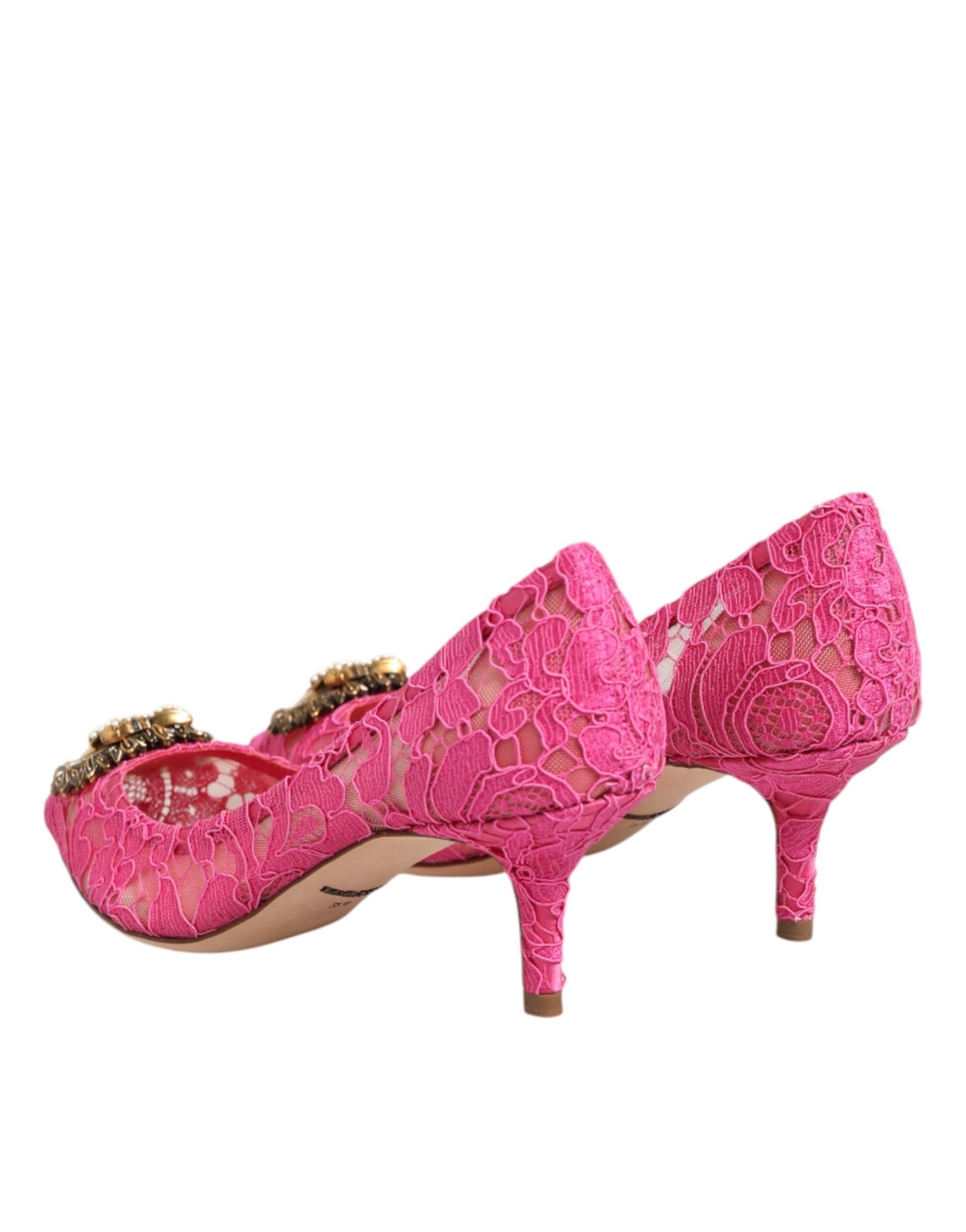 Taormina Lace DEVOTION Pumps Women's Shoes - Dolce & Gabbana - Modalova