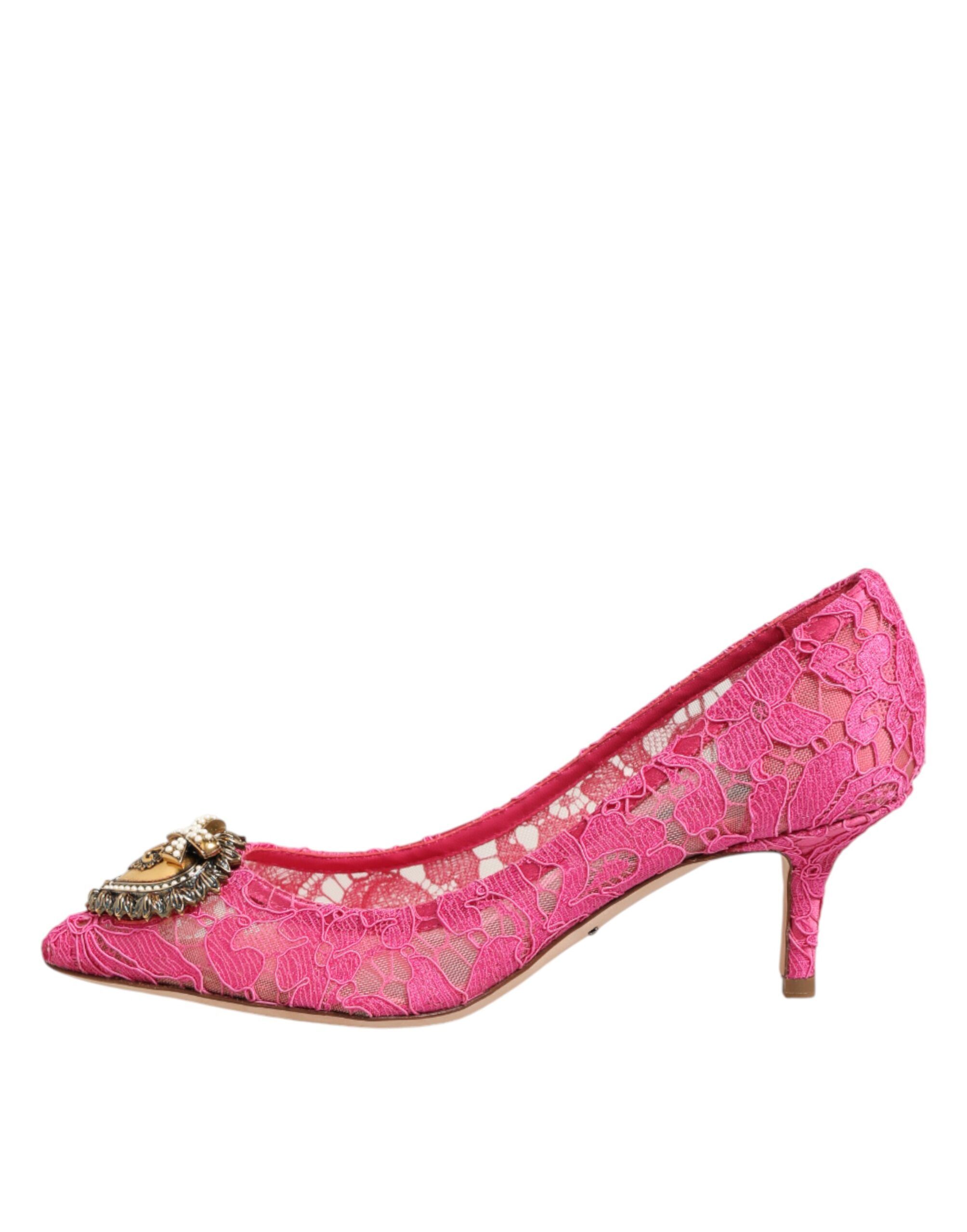 Taormina Lace DEVOTION Pumps Women's Shoes - Dolce & Gabbana - Modalova
