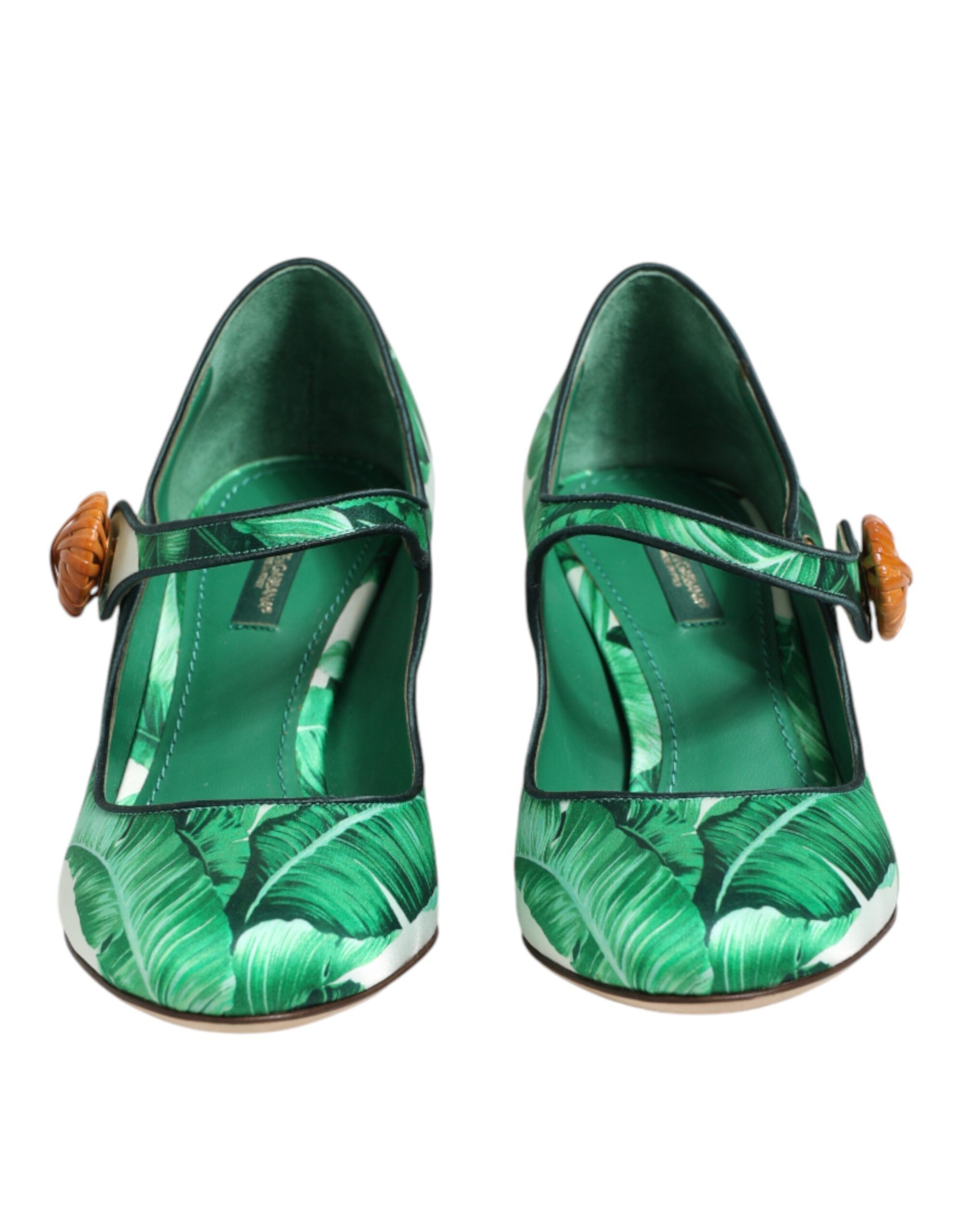 Silk MARY JANES Leaf Sandals Women's Shoes - Dolce & Gabbana - Modalova