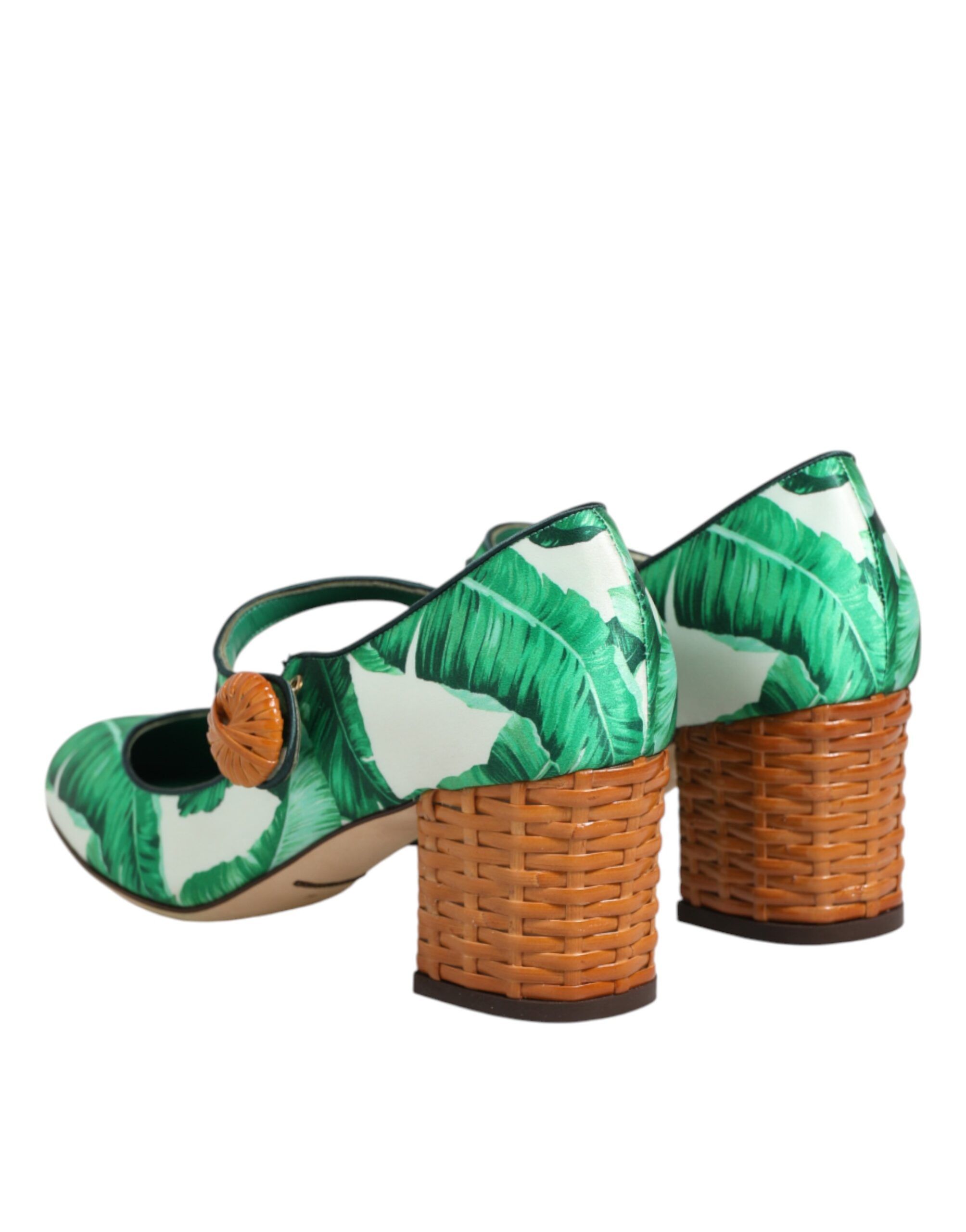 Silk MARY JANES Leaf Sandals Women's Shoes - Dolce & Gabbana - Modalova