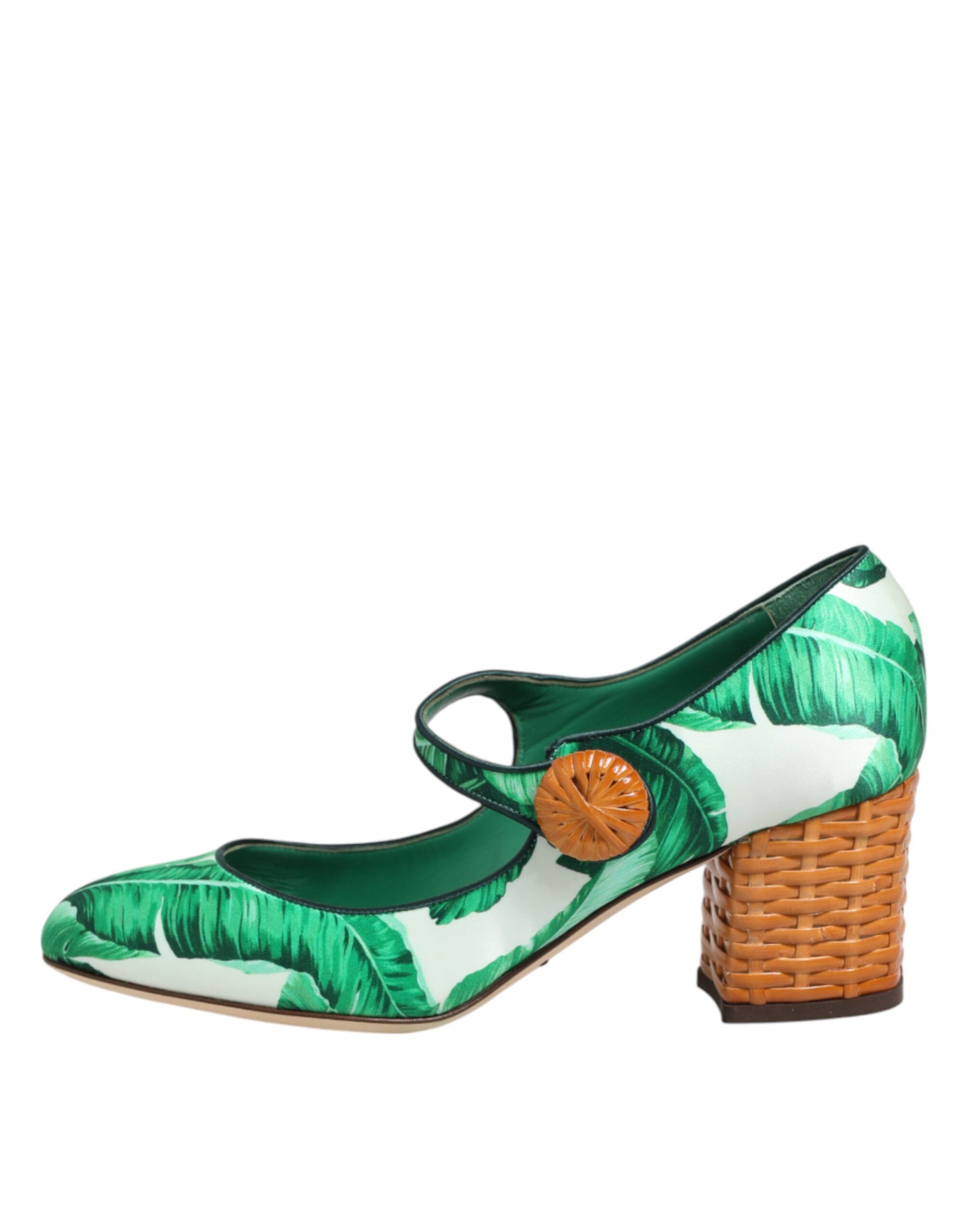 Silk MARY JANES Leaf Sandals Women's Shoes - Dolce & Gabbana - Modalova