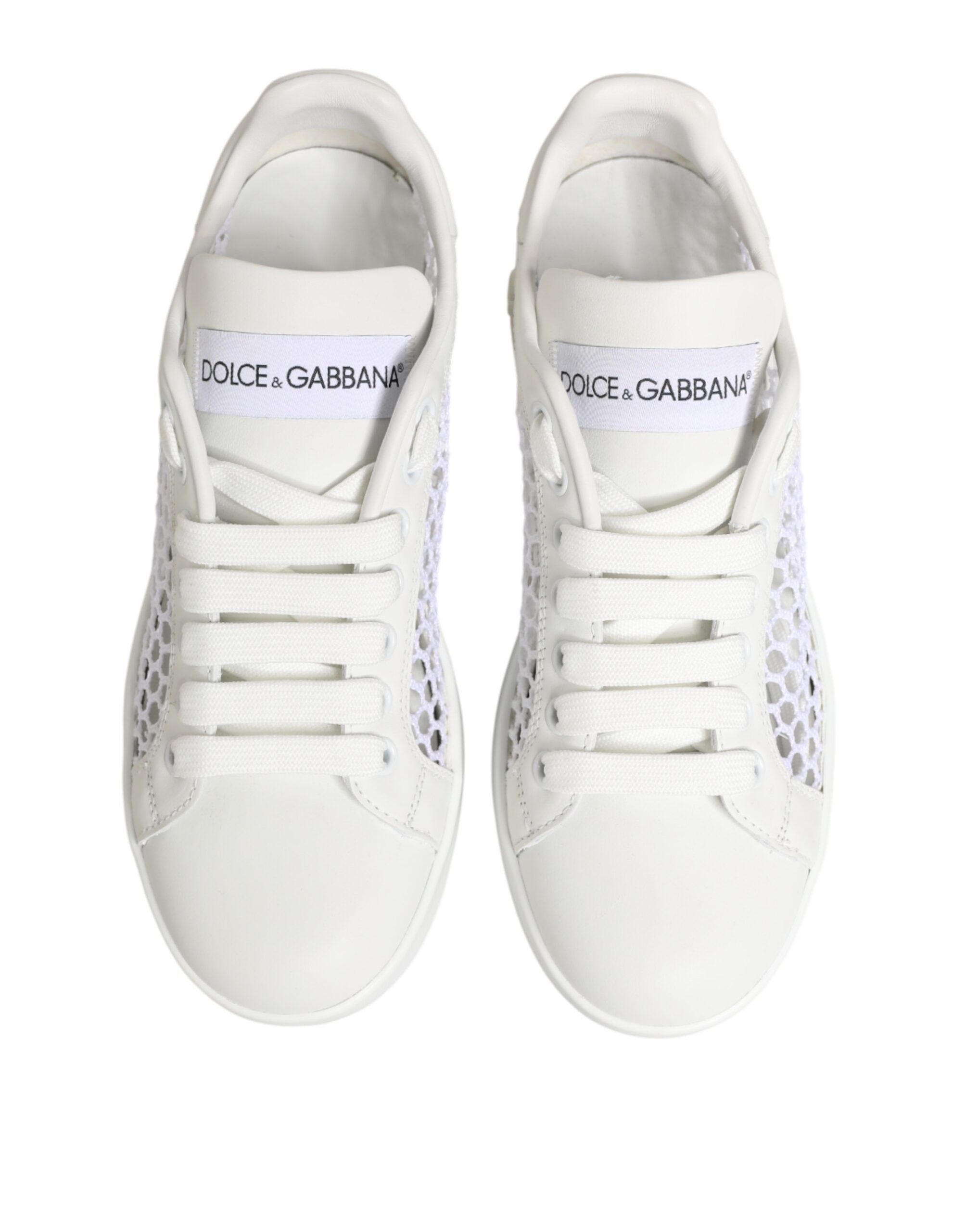 Mesh Inserts Low Top Sneakers Women's Shoes - Dolce & Gabbana - Modalova