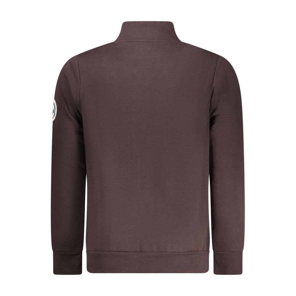 Marrone Cotton Men Men's Sweatshirt - Norway 1963 - Modalova