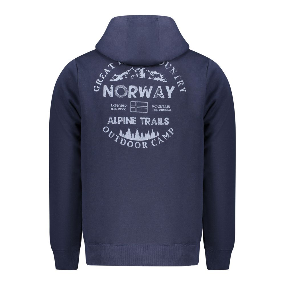 Marrone Cotton Men Men's Sweatshirt - Norway 1963 - Modalova