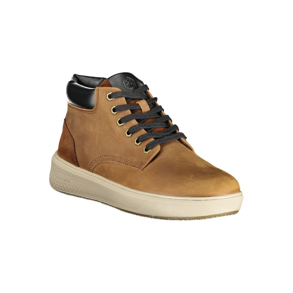 Marrone Leather Men Ankle Men's Boot - Lumberjack - Modalova