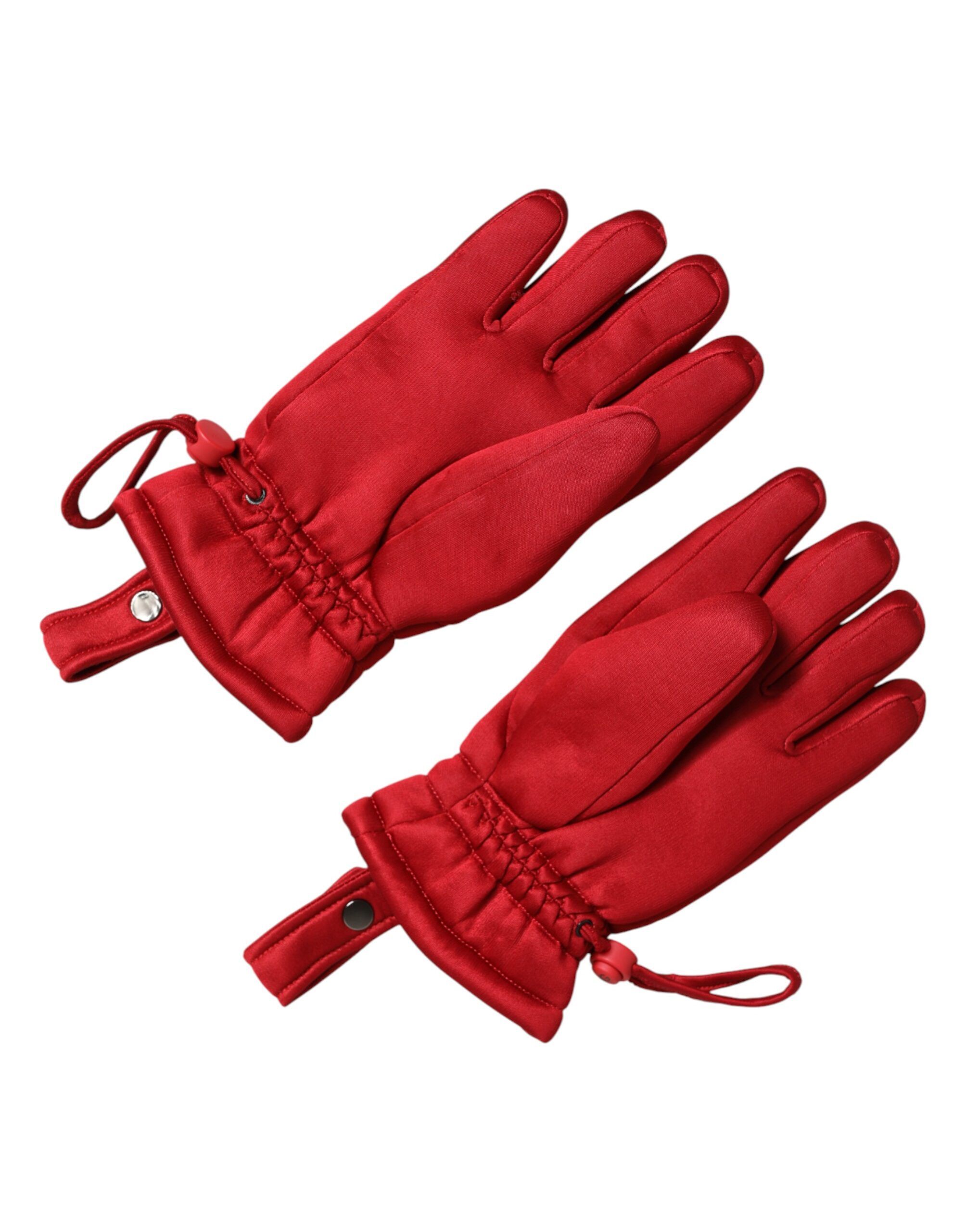 Viscose Motorcycle Biker Mitten Men's Gloves - Dolce & Gabbana - Modalova