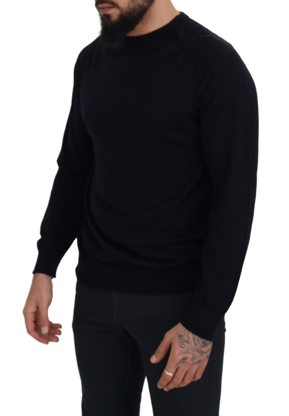 Wool Crewneck Pullover Sweatshirt Men's Sweater (Pre-Owned) - Alpha Studio - Modalova