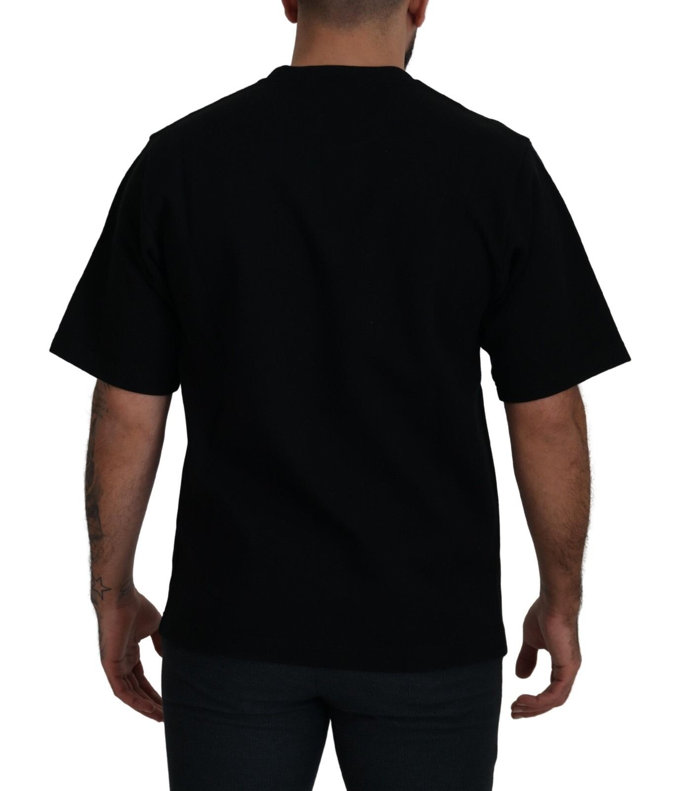 Cotton Printed Crewneck Tee Men's T-shirt - Dolce & Gabbana - Modalova