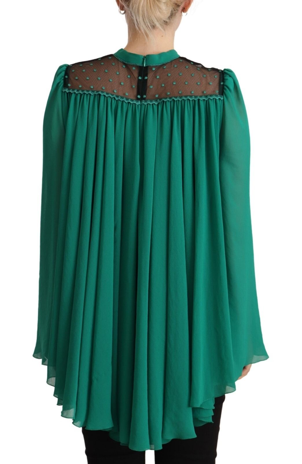 Lace Polyester Long Sleeves Pleated Top Women's Blouse (Pre-Owned) - Philosophy - Modalova