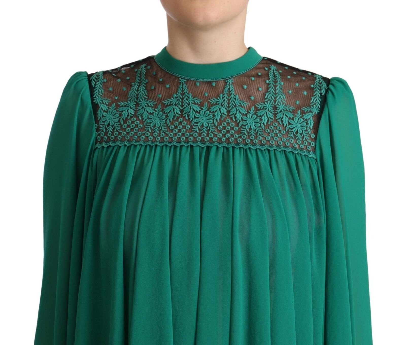 Lace Polyester Long Sleeves Pleated Top Women's Blouse (Pre-Owned) - Philosophy - Modalova
