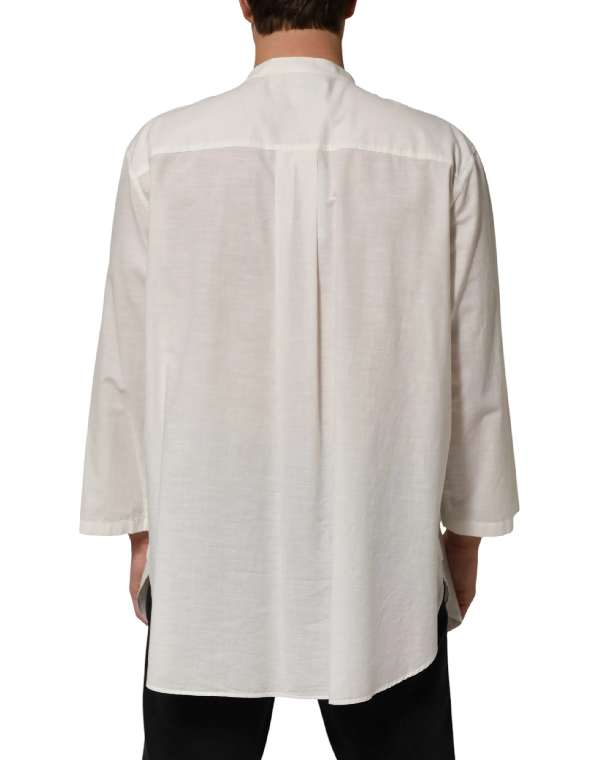 Cotton Floral Print Button Down Men's Shirt - Dolce & Gabbana - Modalova