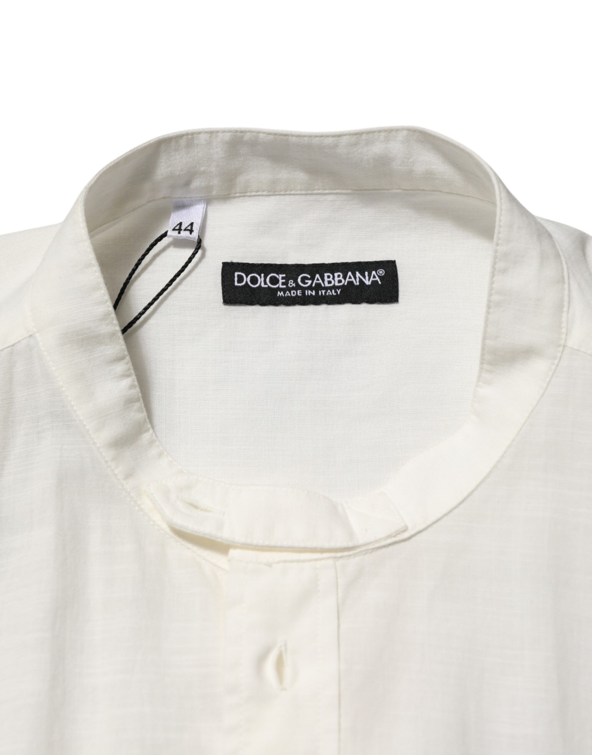 Cotton Floral Print Button Down Men's Shirt - Dolce & Gabbana - Modalova