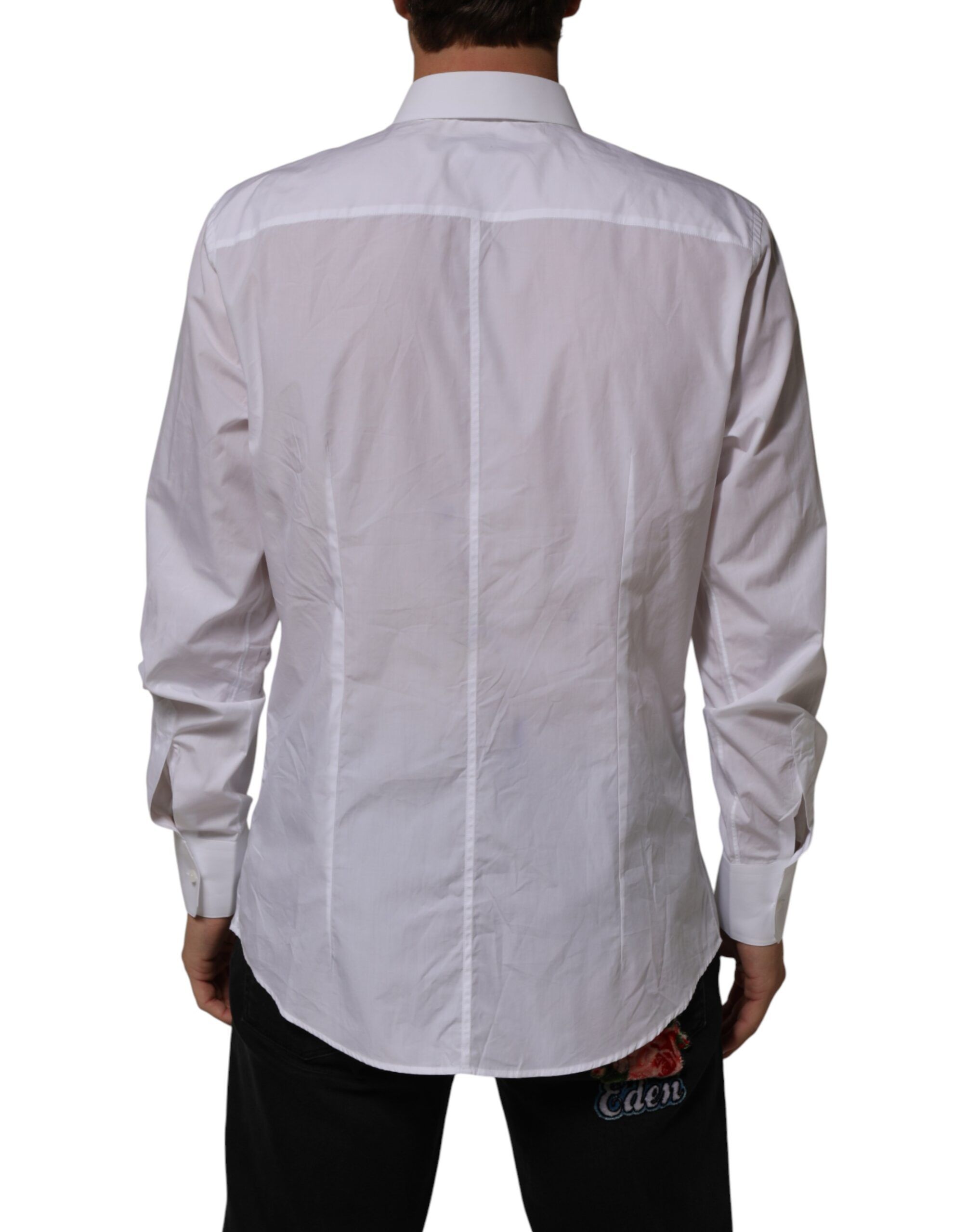 Cotton Collared Men MARTINI Dress Men's Shirt (Pre-Owned) - Dolce & Gabbana - Modalova
