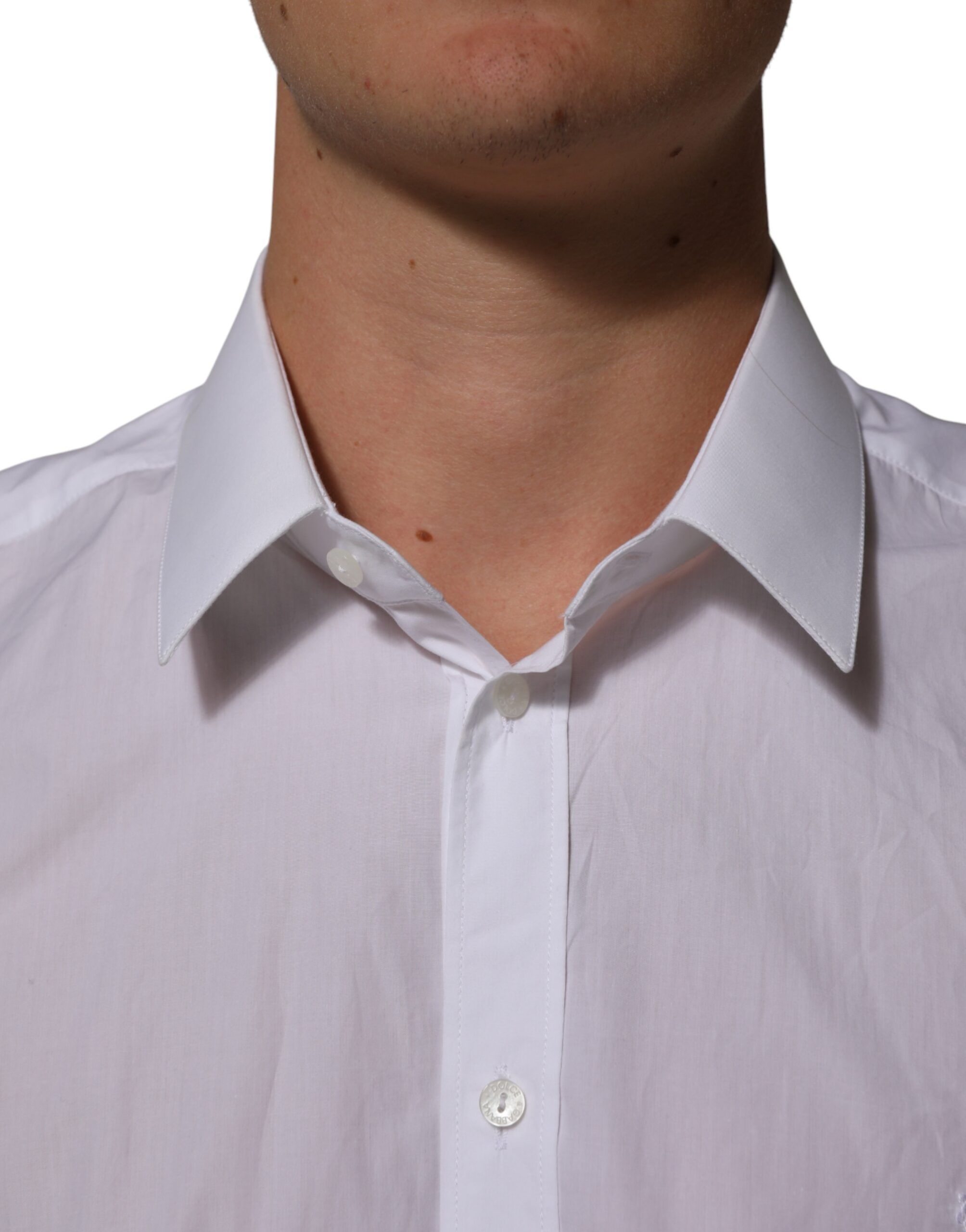 Cotton Collared Men MARTINI Dress Men's Shirt (Pre-Owned) - Dolce & Gabbana - Modalova