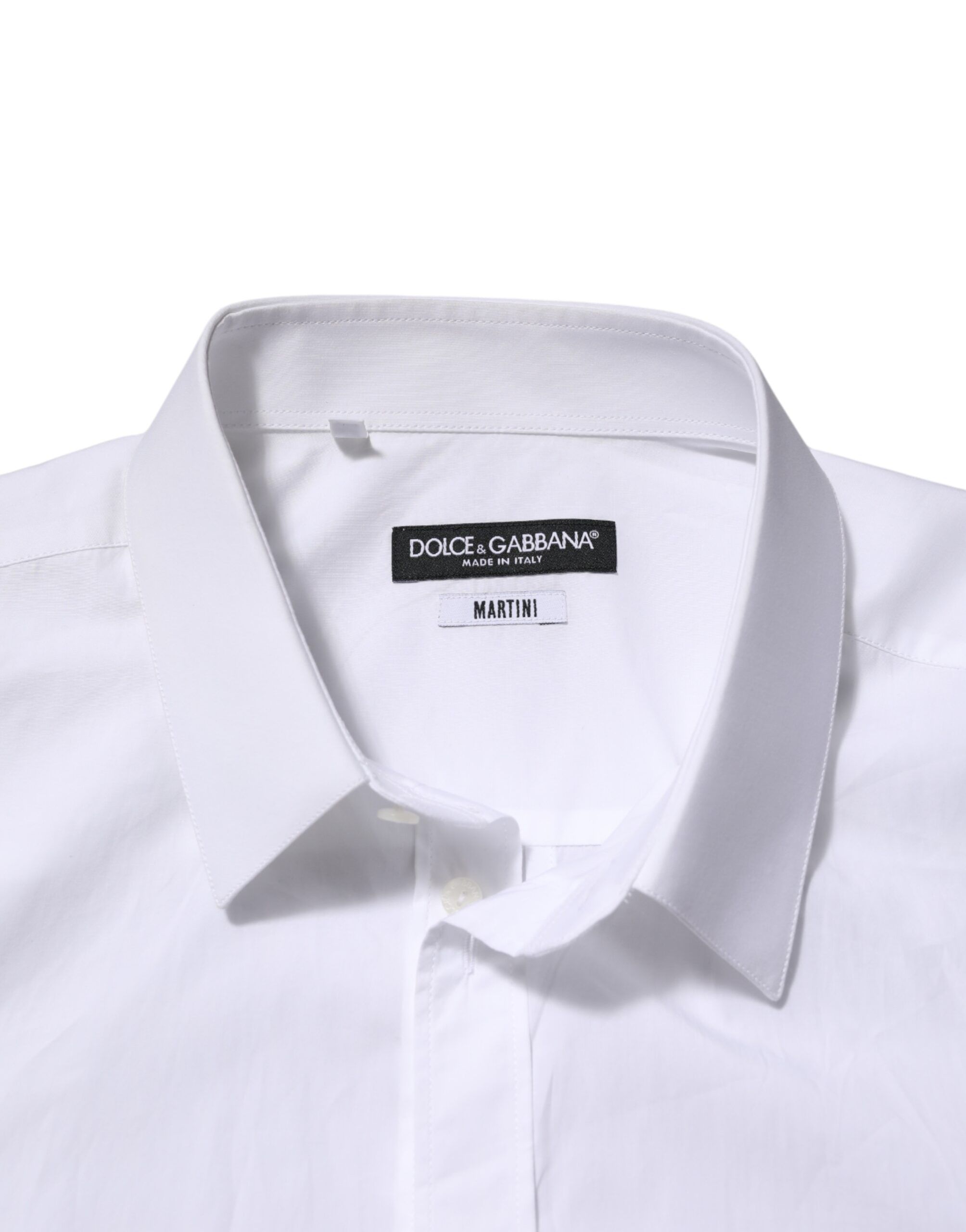 Cotton Collared Men MARTINI Dress Men's Shirt (Pre-Owned) - Dolce & Gabbana - Modalova