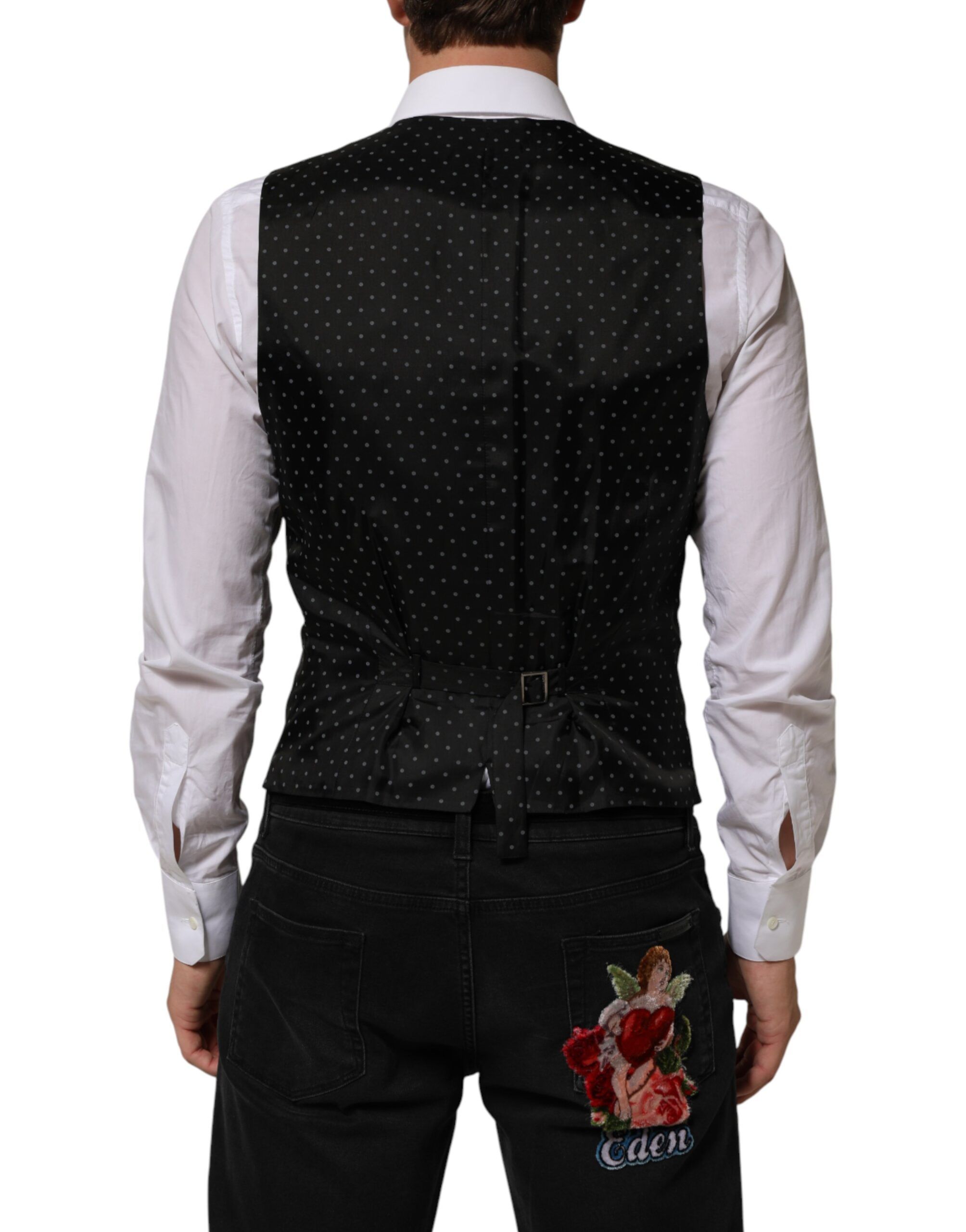 Wool Dress Formal Men Waistcoat Men's Vest - Dolce & Gabbana - Modalova