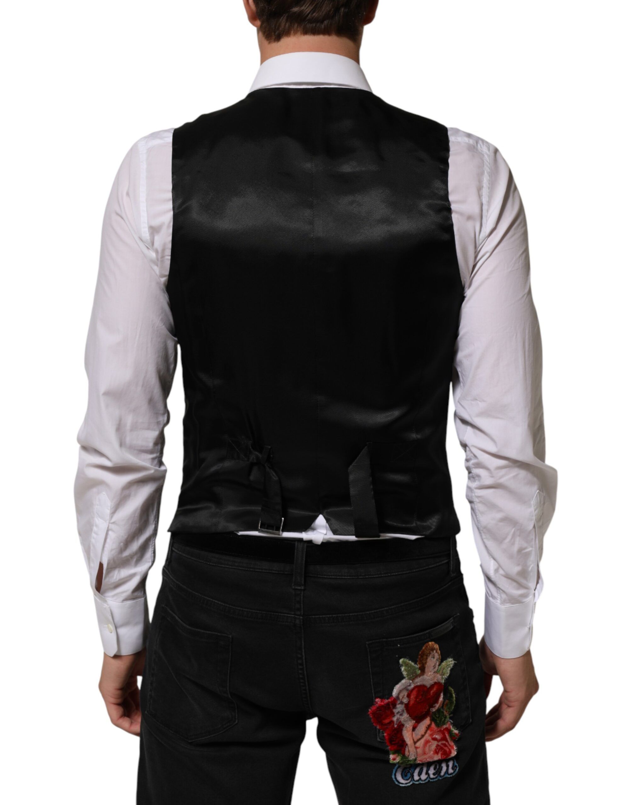 Polyester Dress Formal Waistcoat Men's Vest - Dolce & Gabbana - Modalova