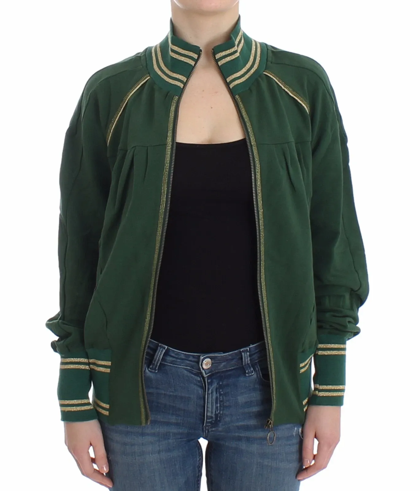 Mock Zip Cardigan Sweatshirt Sweater Women's Jacket - John Galliano - Modalova