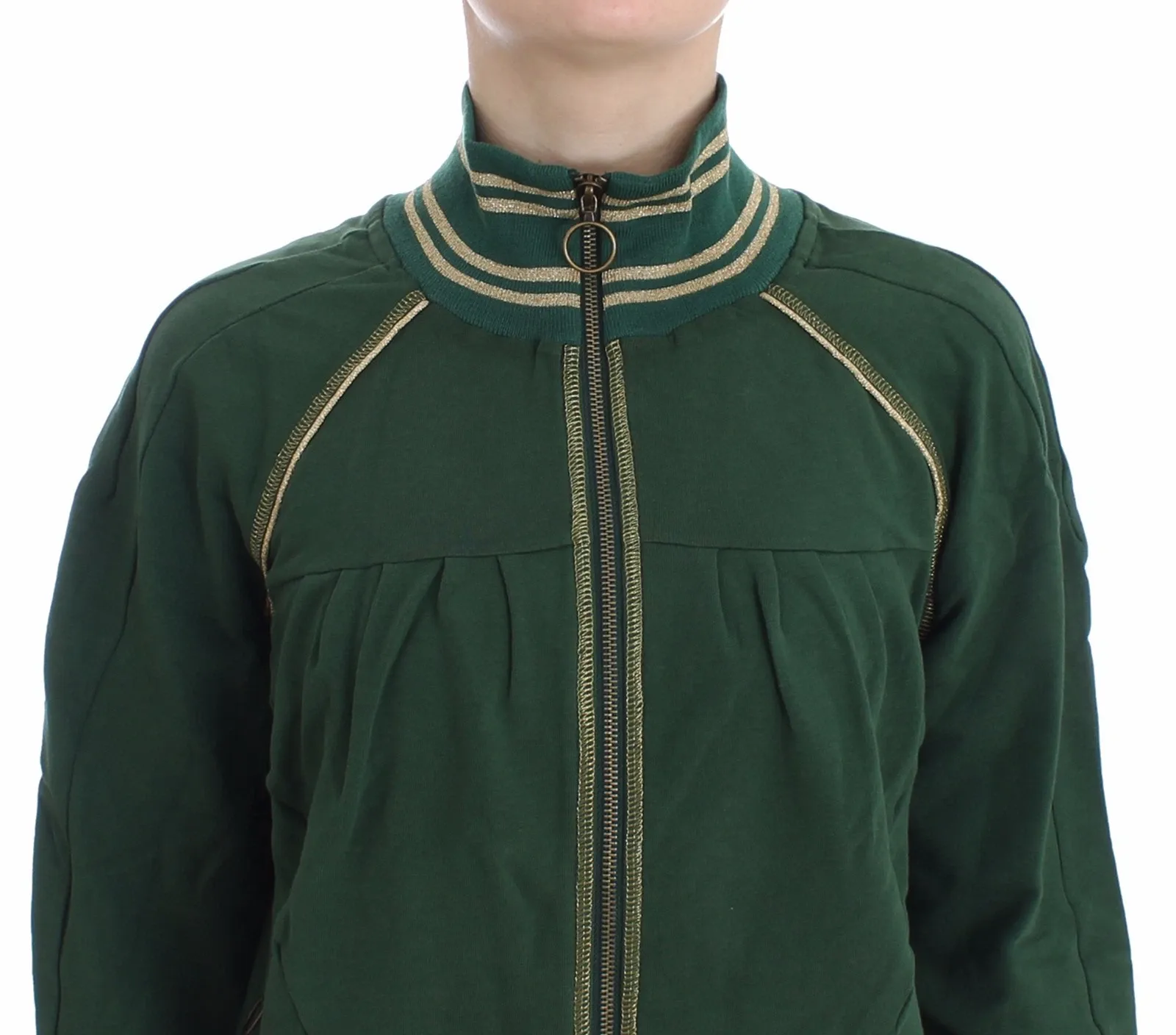 Mock Zip Cardigan Sweatshirt Sweater Women's Jacket - John Galliano - Modalova