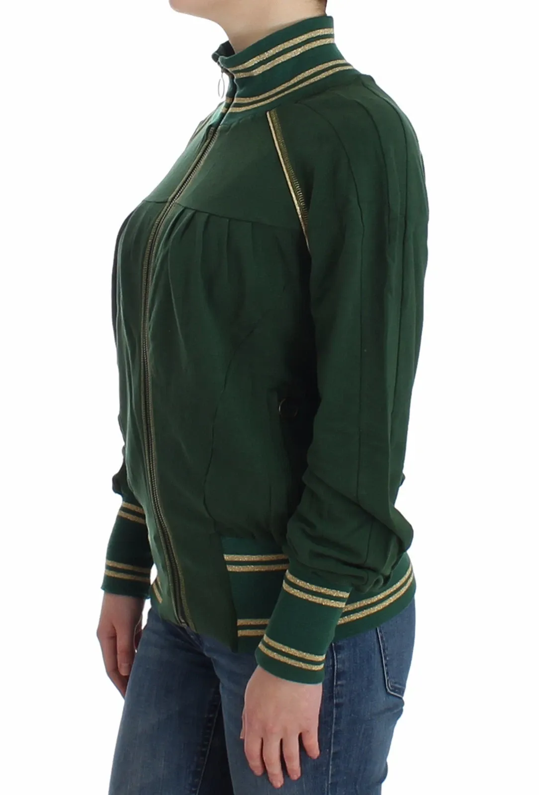Mock Zip Cardigan Sweatshirt Sweater Women's Jacket - John Galliano - Modalova