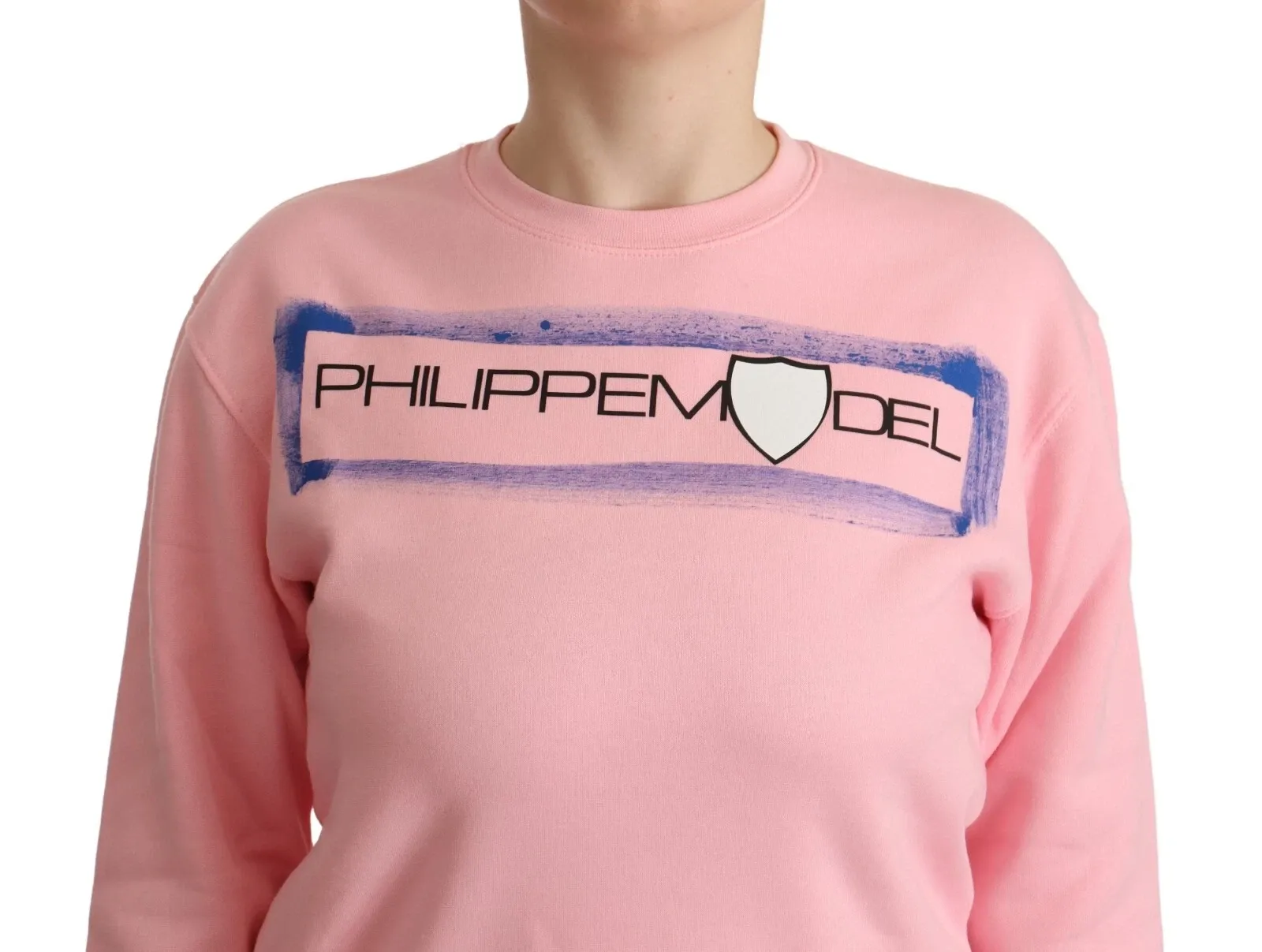 Printed Long Sleeves Pullover Women's Sweater - Philippe Model - Modalova