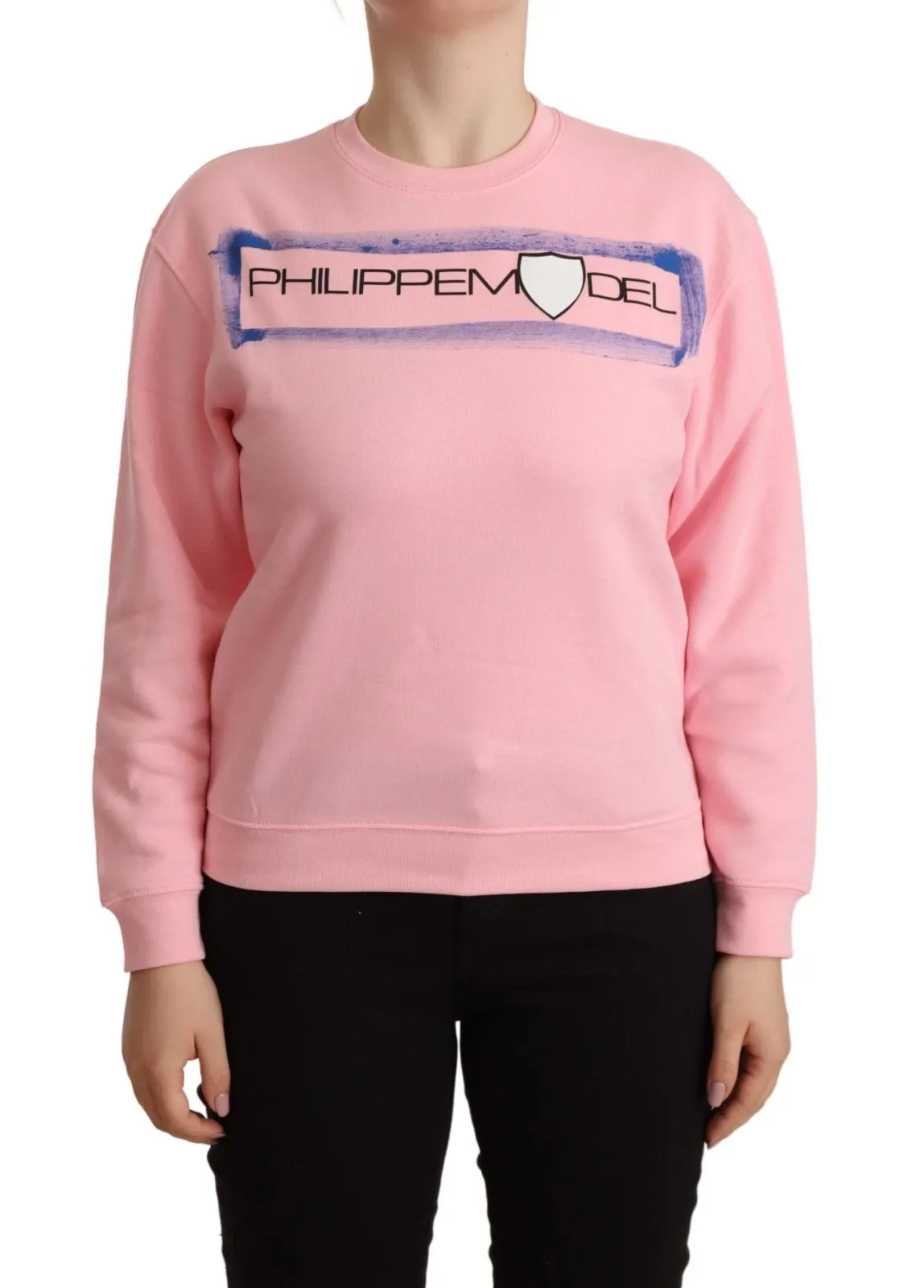 Printed Long Sleeves Pullover Women's Sweater - Philippe Model - Modalova