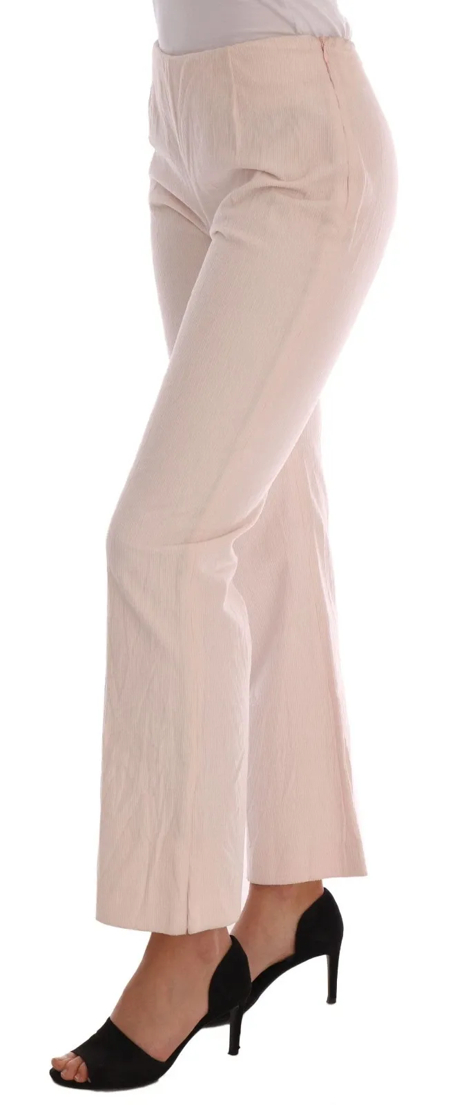 Cotton Stretch Straight Trousers Women's Pants (Pre-Owned) - Ermanno Scervino - Modalova