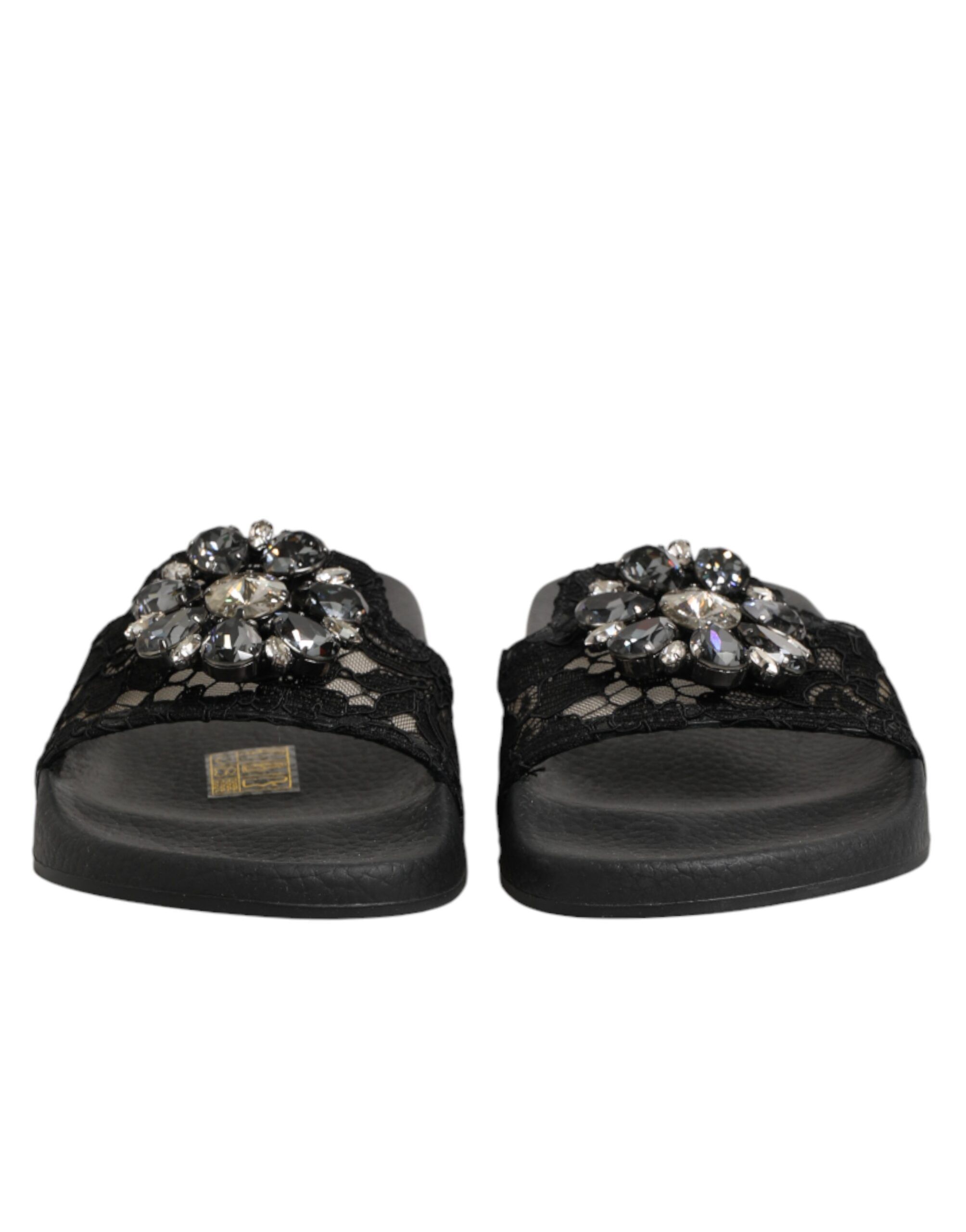 Devotion Matelassé Leather Slides Women's Shoes - Dolce & Gabbana - Modalova