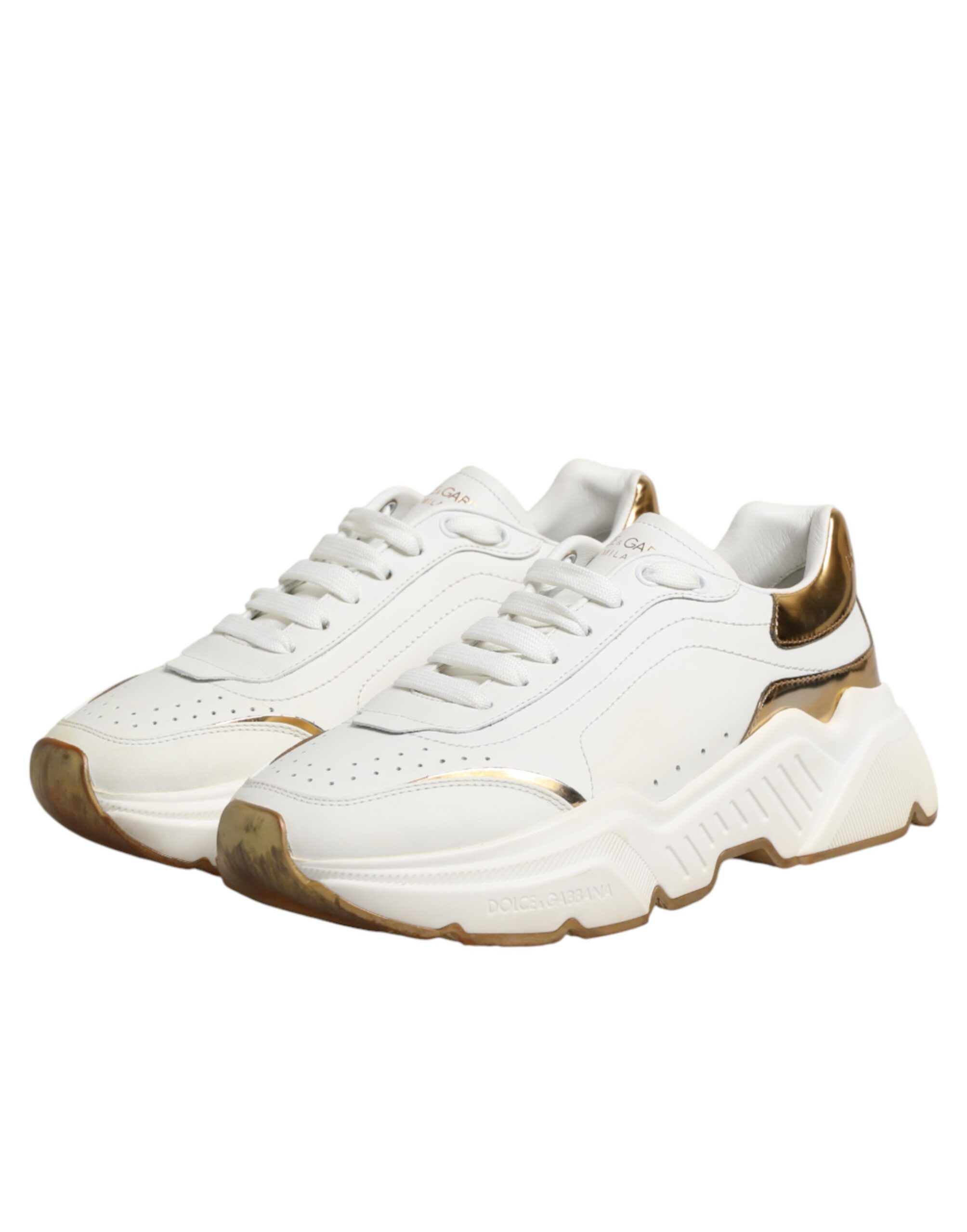 Gold Daymaster Low Top Sneakers Women's Shoes (Pre-Owned) - Dolce & Gabbana - Modalova
