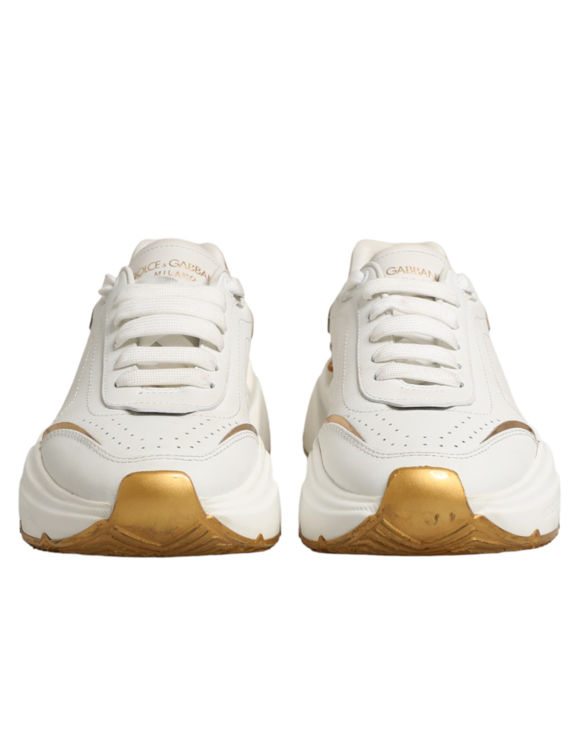 Gold Daymaster Low Top Sneakers Women's Shoes (Pre-Owned) - Dolce & Gabbana - Modalova