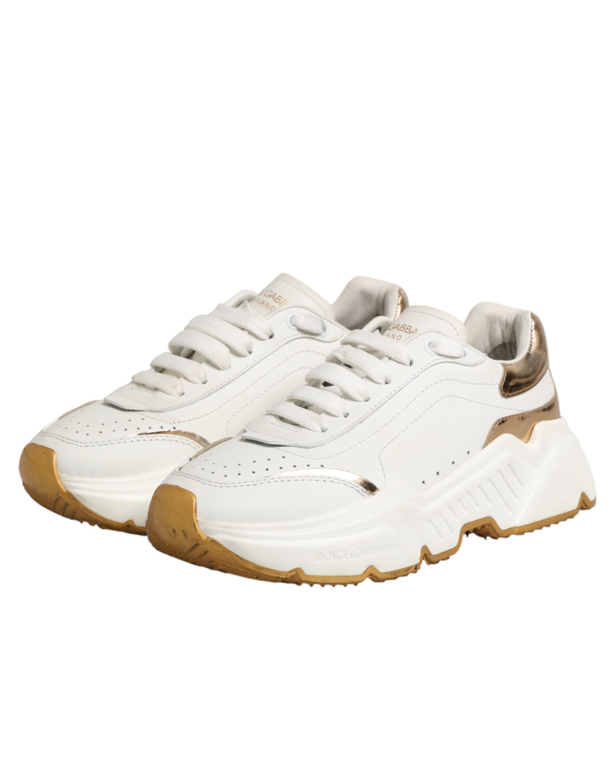 Gold Daymaster Low Top Sneakers Women's Shoes (Pre-Owned) - Dolce & Gabbana - Modalova