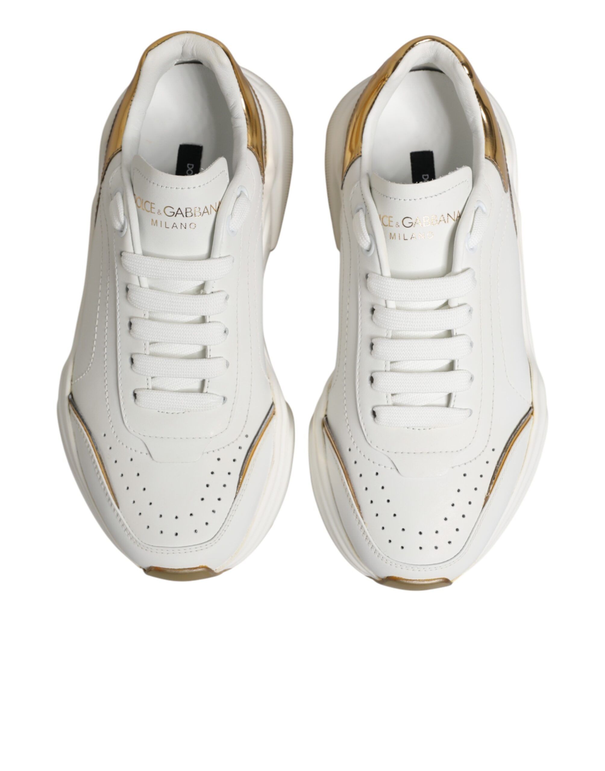 Gold Daymaster Low Top Sneakers Women's Shoes (Pre-Owned) - Dolce & Gabbana - Modalova
