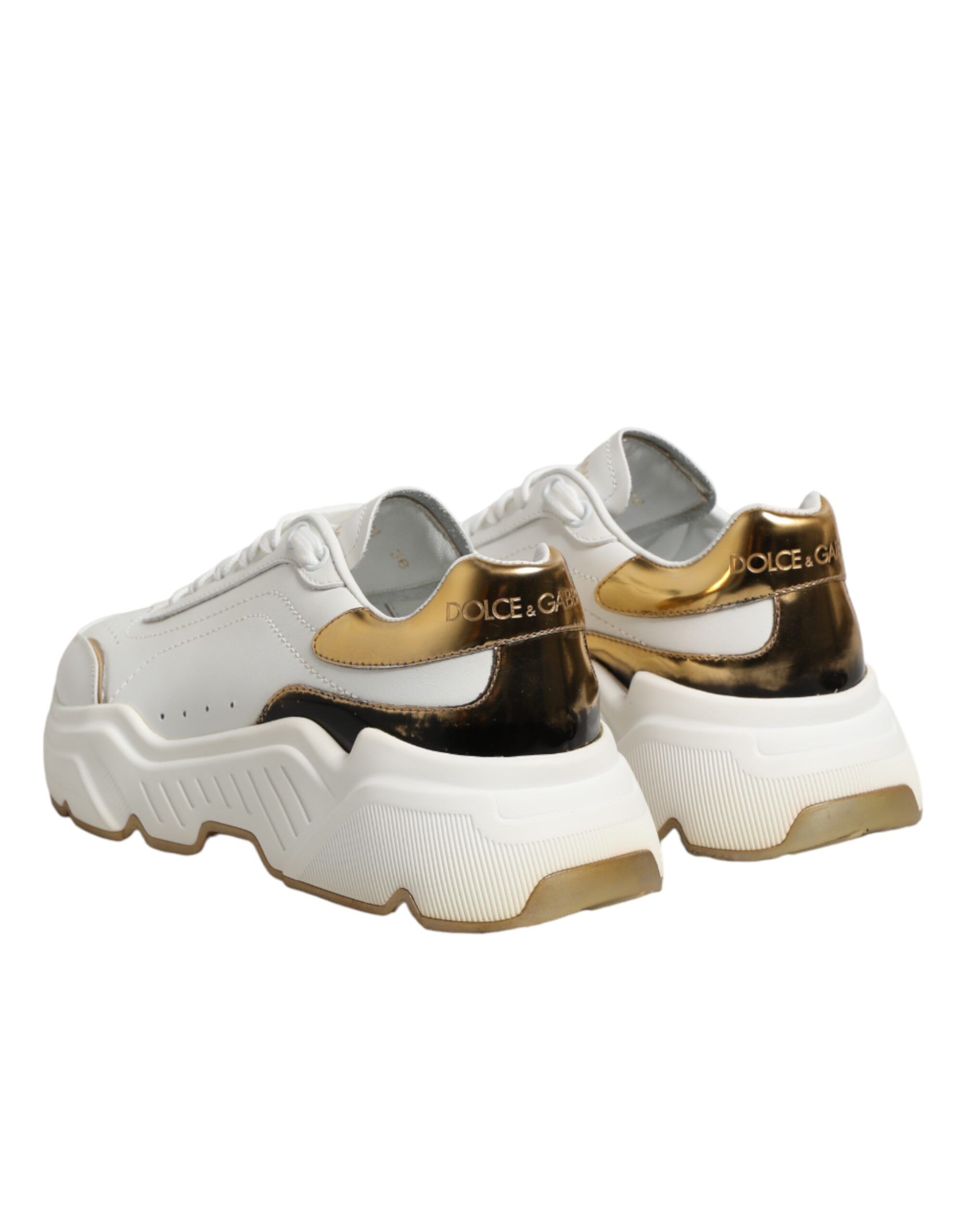 Gold Daymaster Low Top Sneakers Women's Shoes (Pre-Owned) - Dolce & Gabbana - Modalova