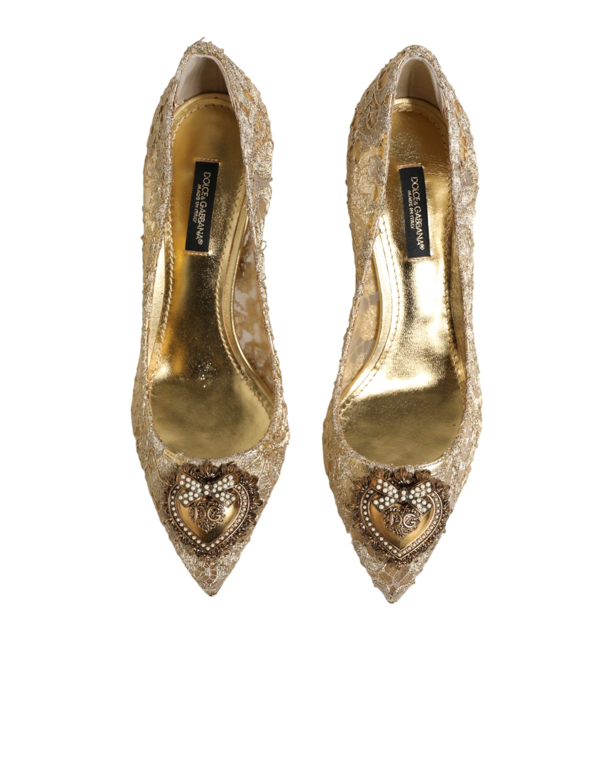 Taormina Lace DEVOTION Pumps Women's Shoes - Dolce & Gabbana - Modalova