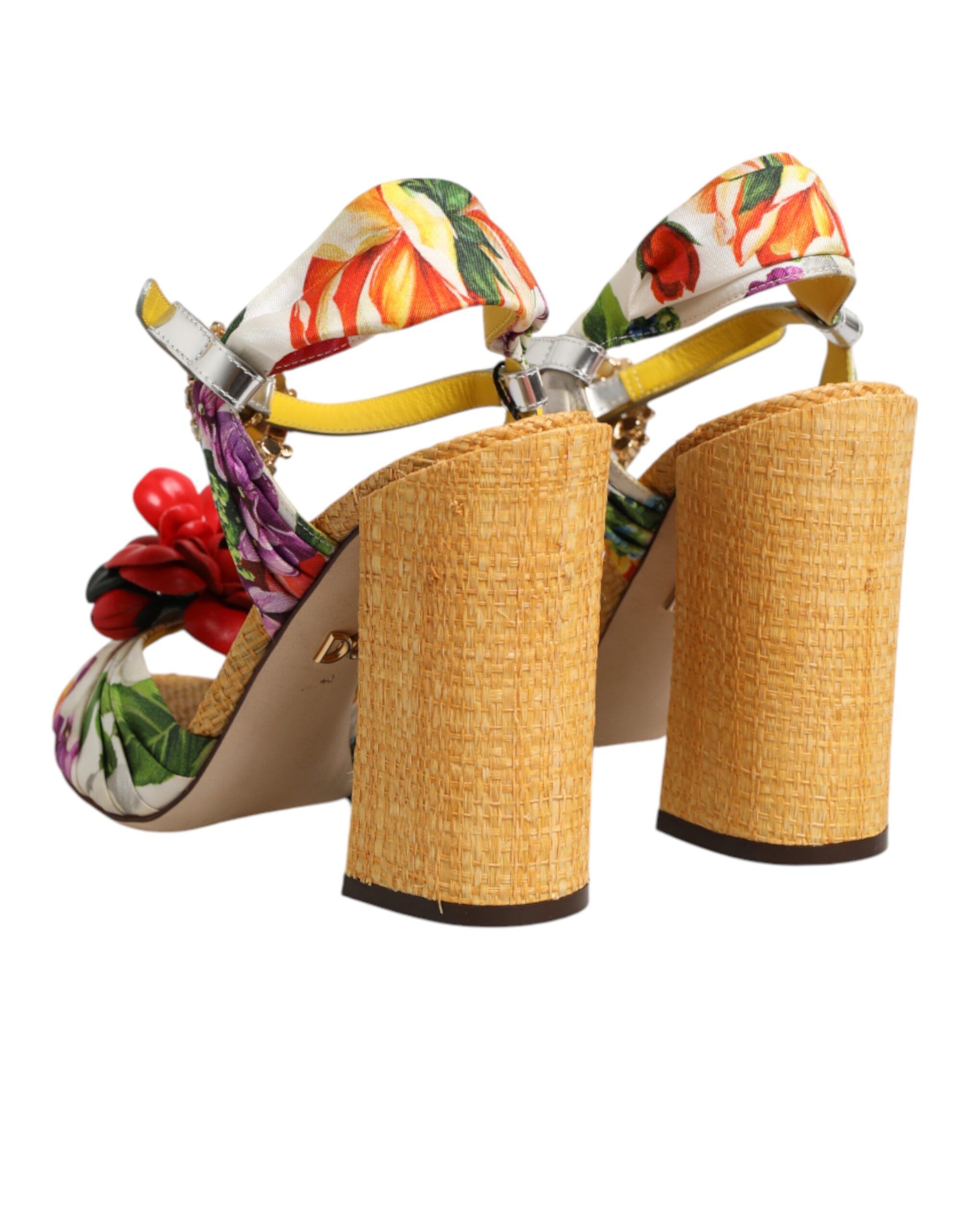Floral Crystal Embellished Sandals Men's Shoes - Dolce & Gabbana - Modalova