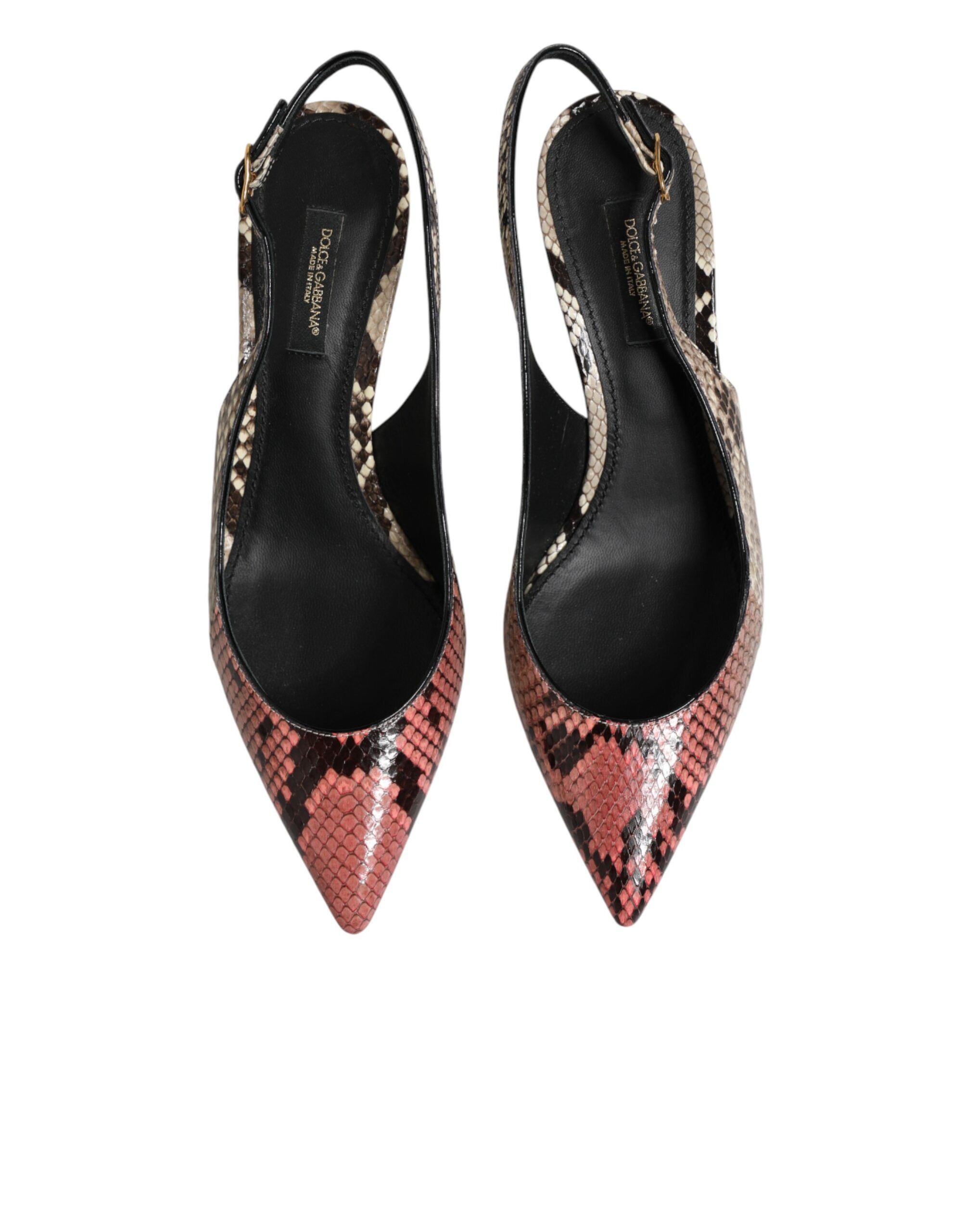 Leather Heels Slingback Women's Shoes (Pre-Owned) - Dolce & Gabbana - Modalova