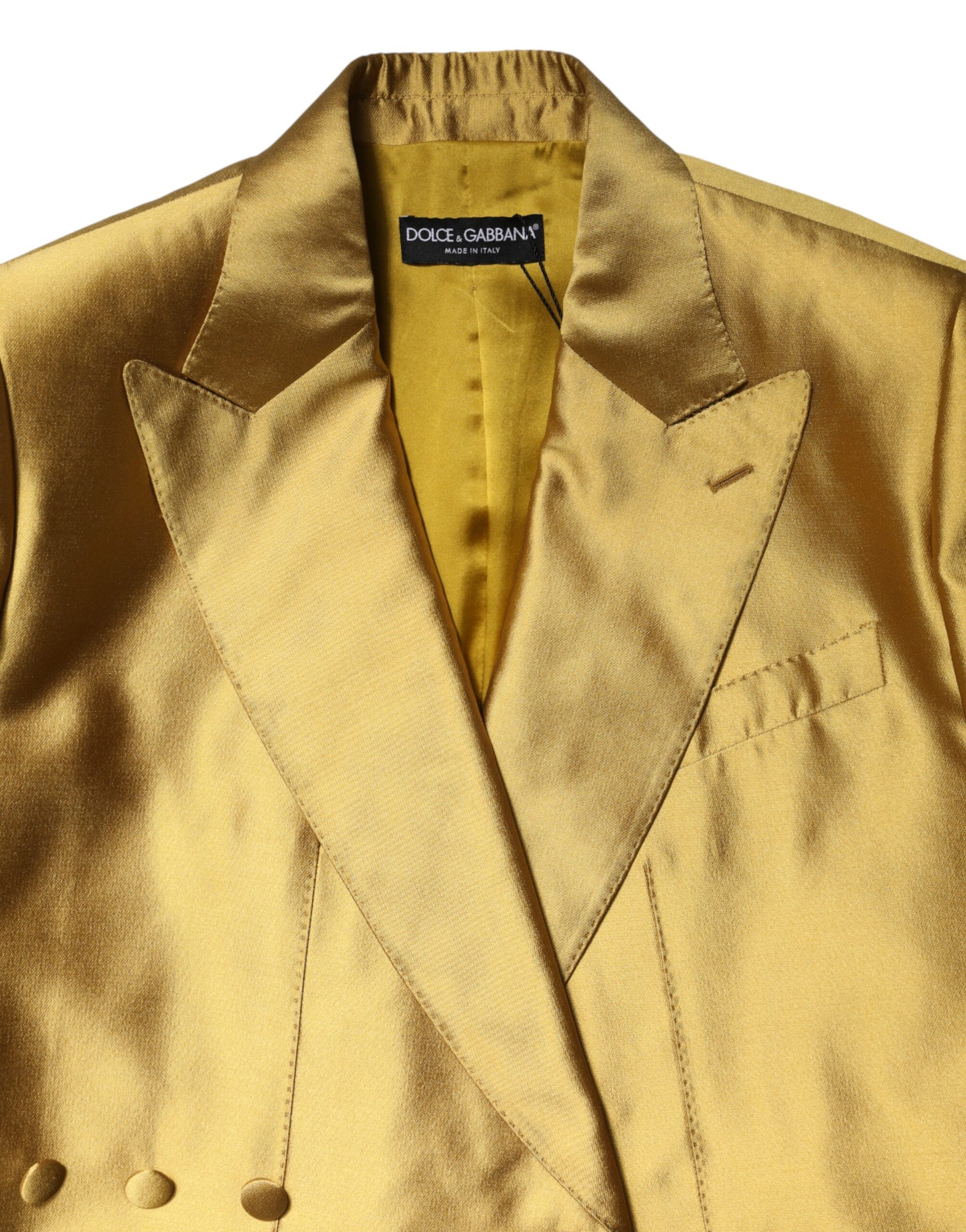 Satin Long Sleeves Blazer Coat Women's Jacket (Pre-Owned) - Dolce & Gabbana - Modalova
