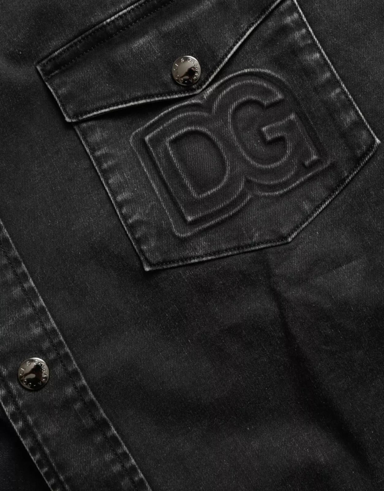 Cotton Long Sleeve Denim Casual Women's Shirt - Dolce & Gabbana - Modalova