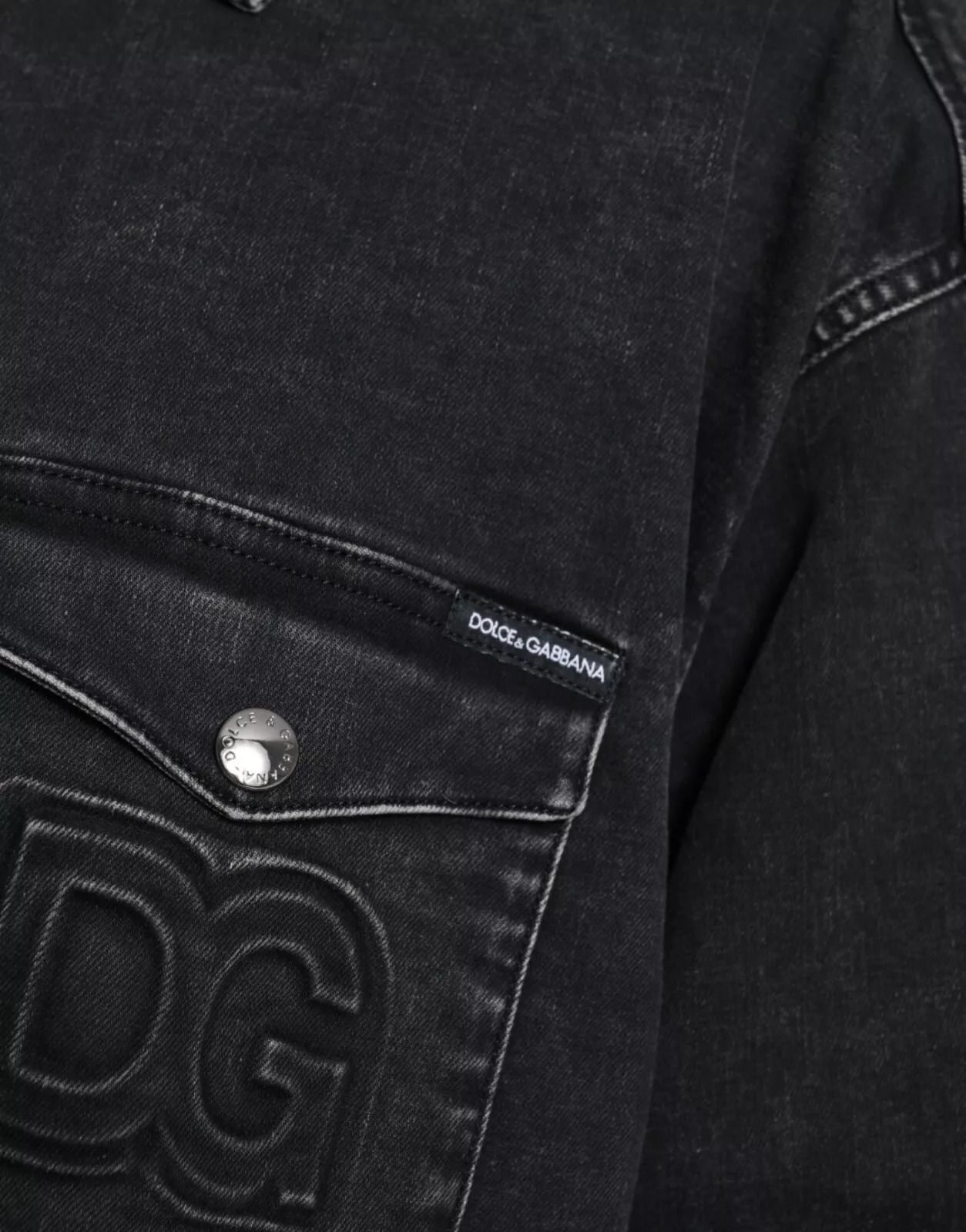 Cotton Long Sleeve Denim Casual Women's Shirt - Dolce & Gabbana - Modalova