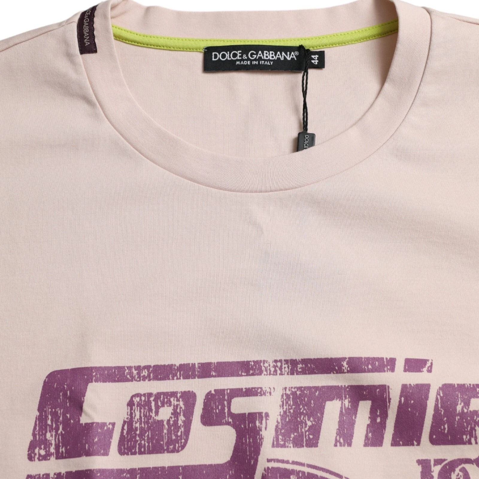 Cosmic Love Cotton Crew Neck Men's T-shirt (Pre-Owned) - Dolce & Gabbana - Modalova